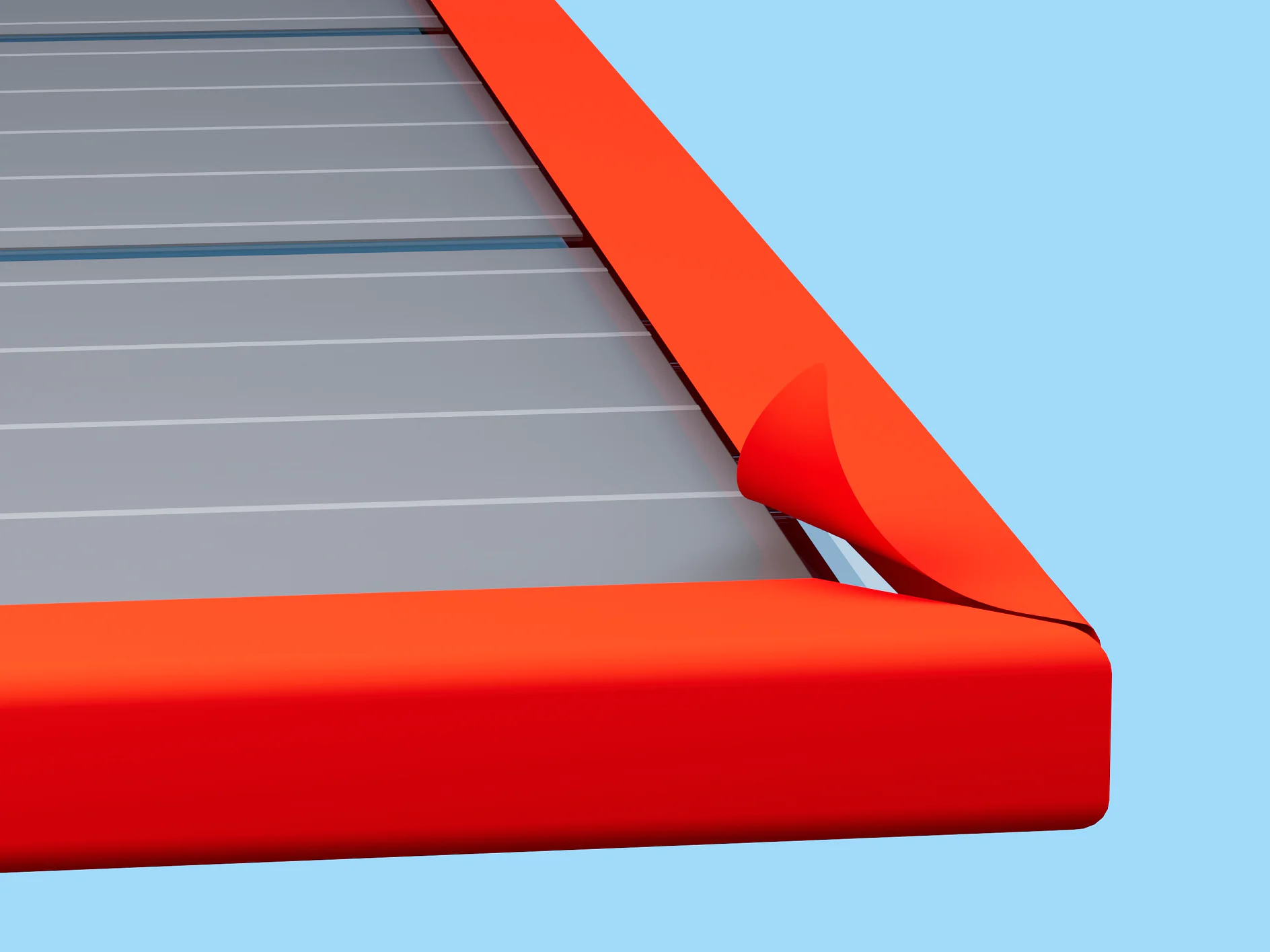 Temporary edge sealing - 1st generation solar module