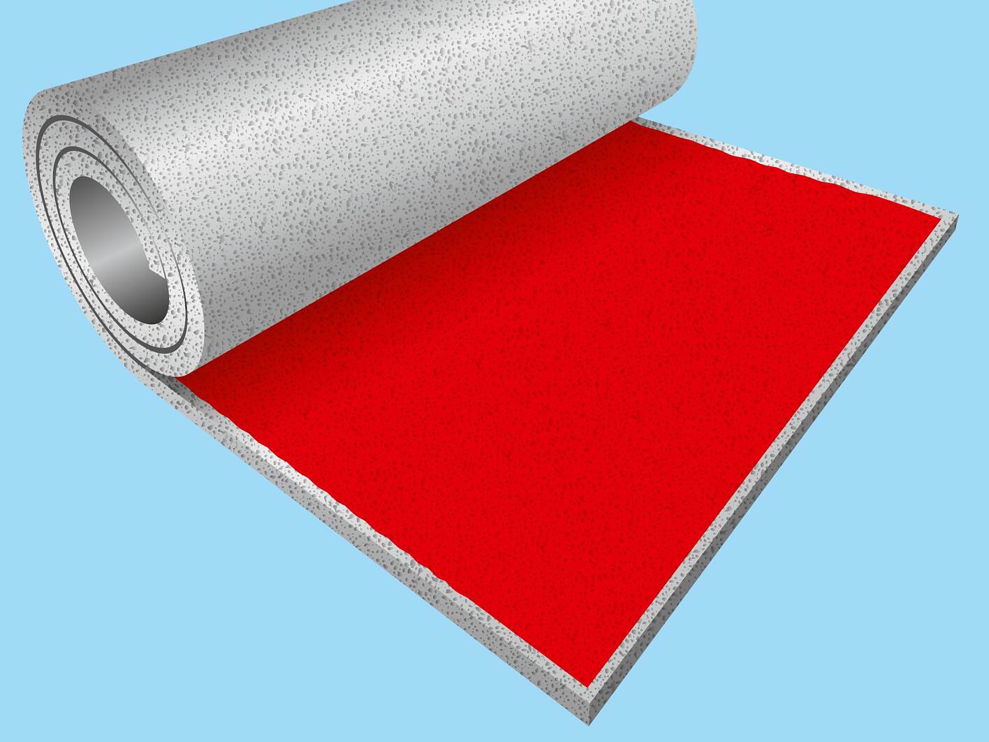 Sponge Rubber Carpet Underlay with Nonwoven Fabric Backing - China Underlay  and Carpet Underlay price