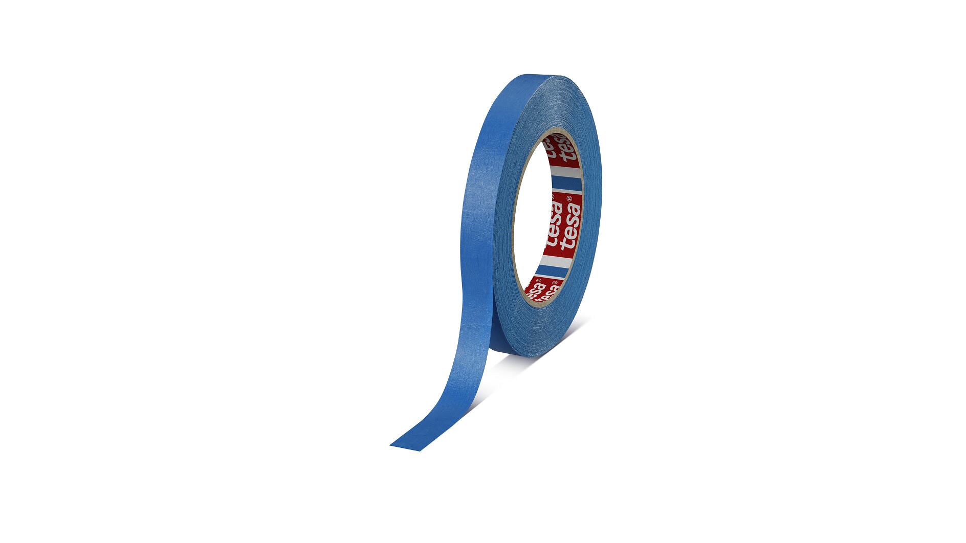 924978-1 Scotch-Blue Paper Masking Tape, Rubber Tape Adhesive, 9.80 mil  Thick, 1-27/64 X 45 yd., Blue, 1 EA