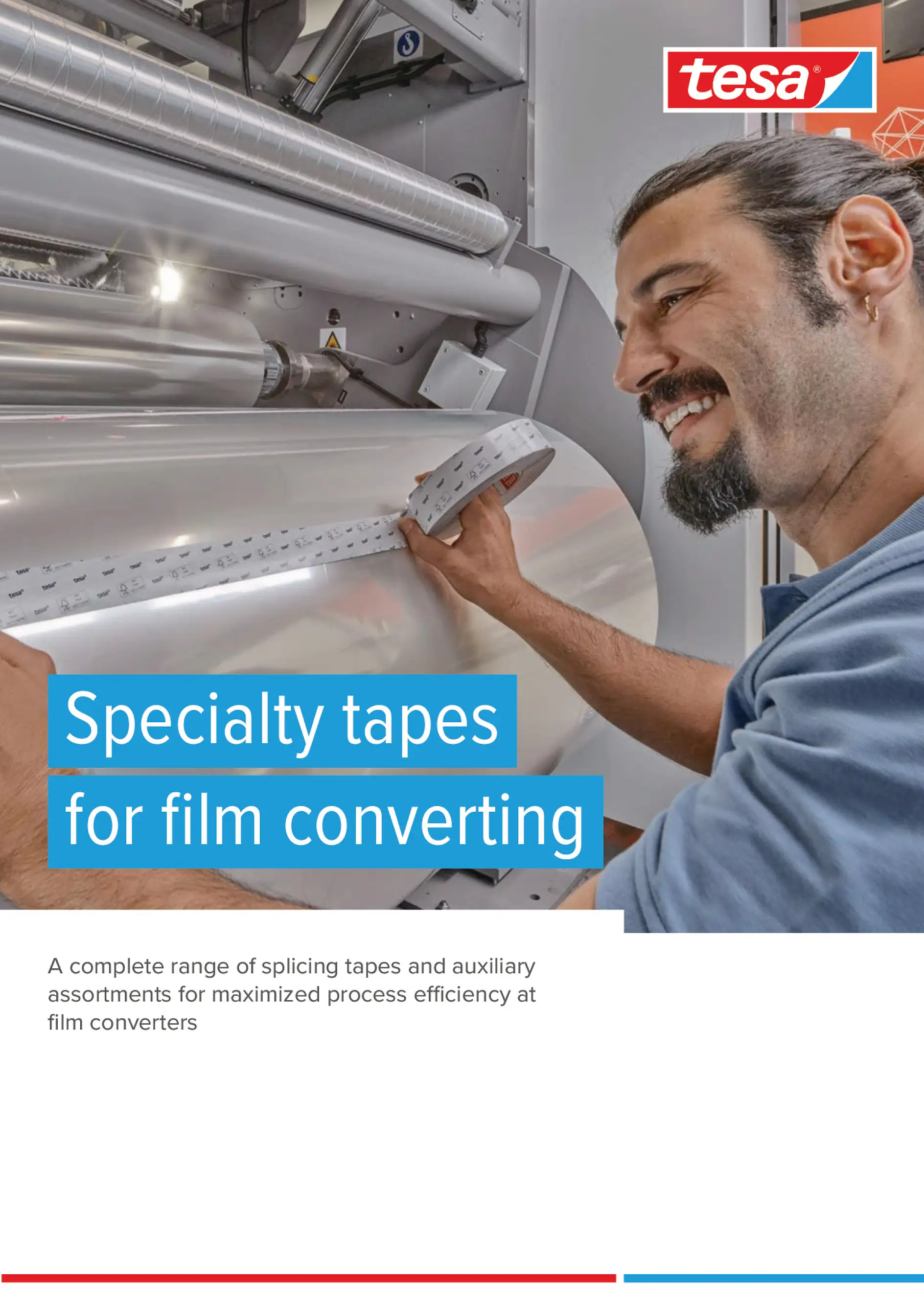 tesa® splicing tapes and auxiliary assortments for maximized process efficiency