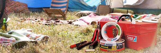 Build a festival drink holder - tesa