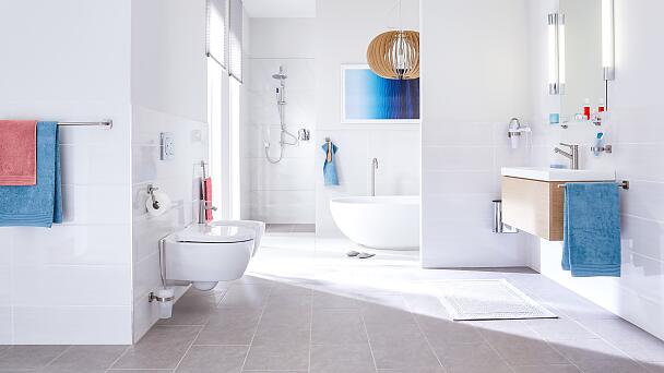 Adhesive Solutions for Bathroom Accessories - tesa