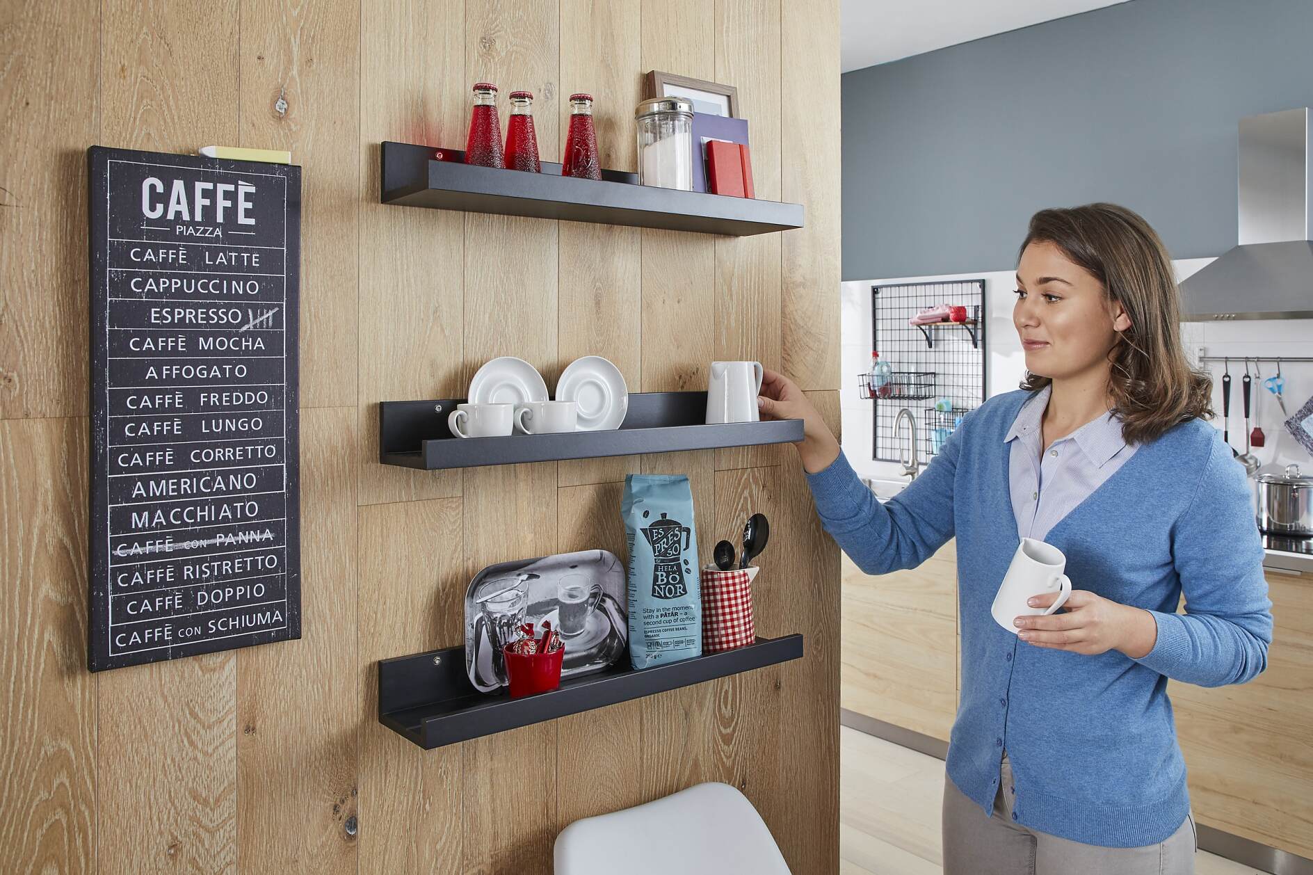 Surface Mount Adhesive Bathroom Holder Kitchen Rack Sick on Wall