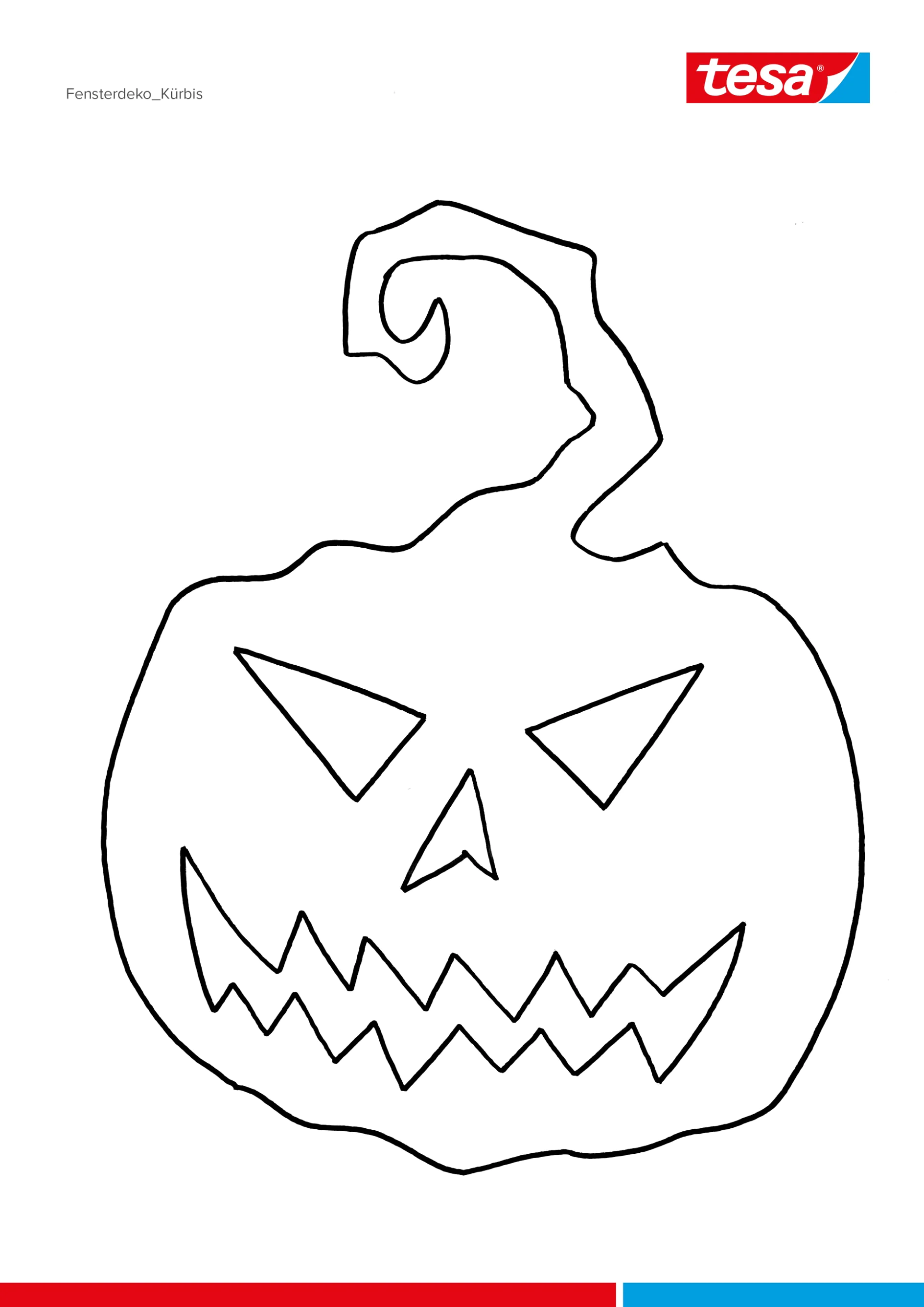 Window Dressing Pumpkin Stencil