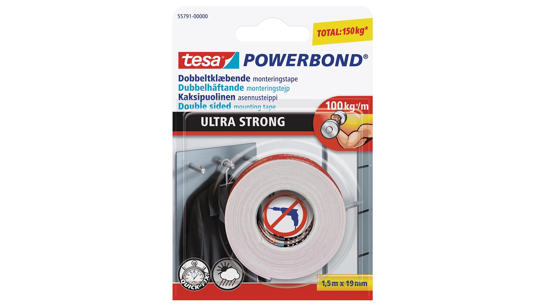 HPX Strong Double-Sided Tape 19mm - 2 meter