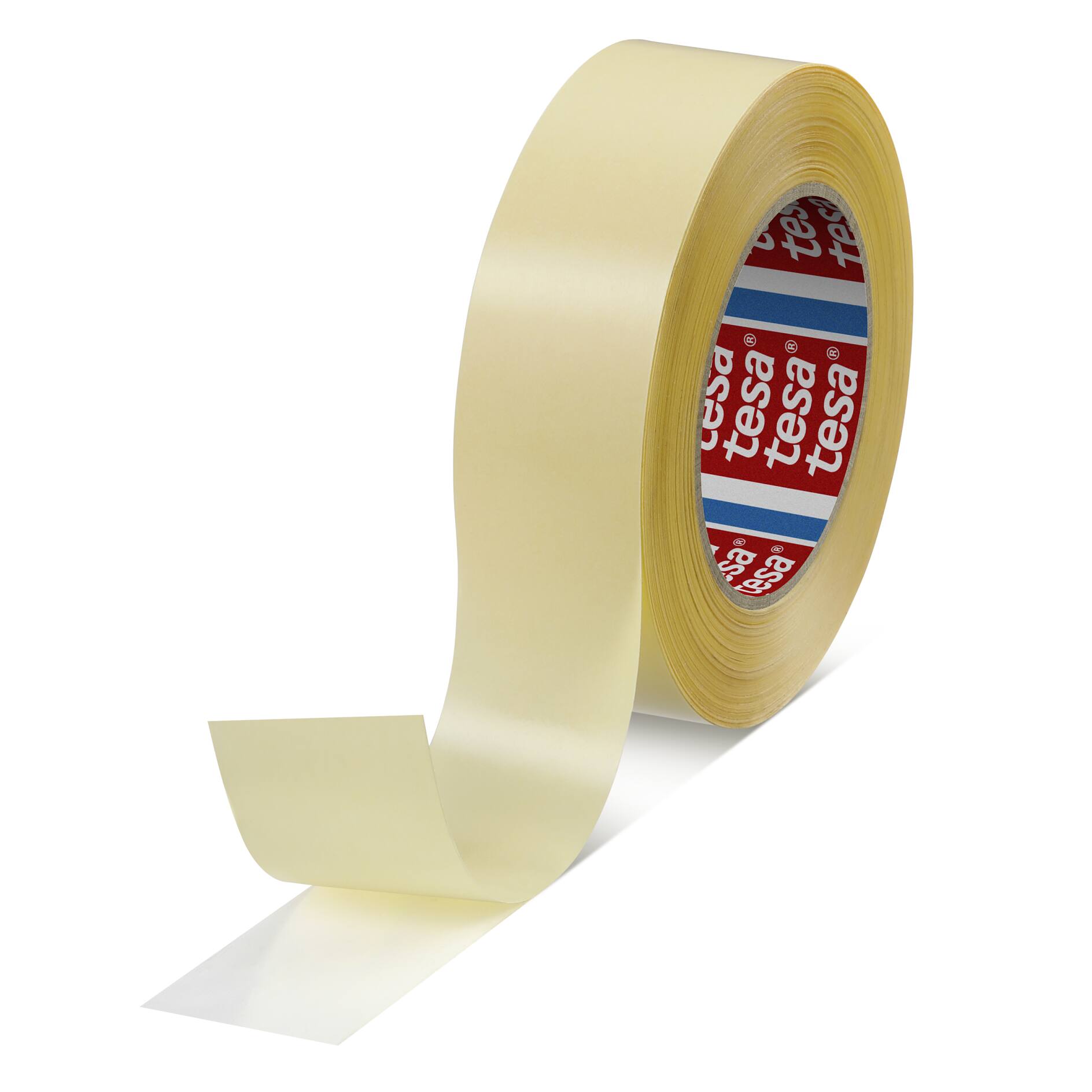 Tesa® 4863 Silicone-Coated Roller Wrapping Tape w/ Embossed Surface