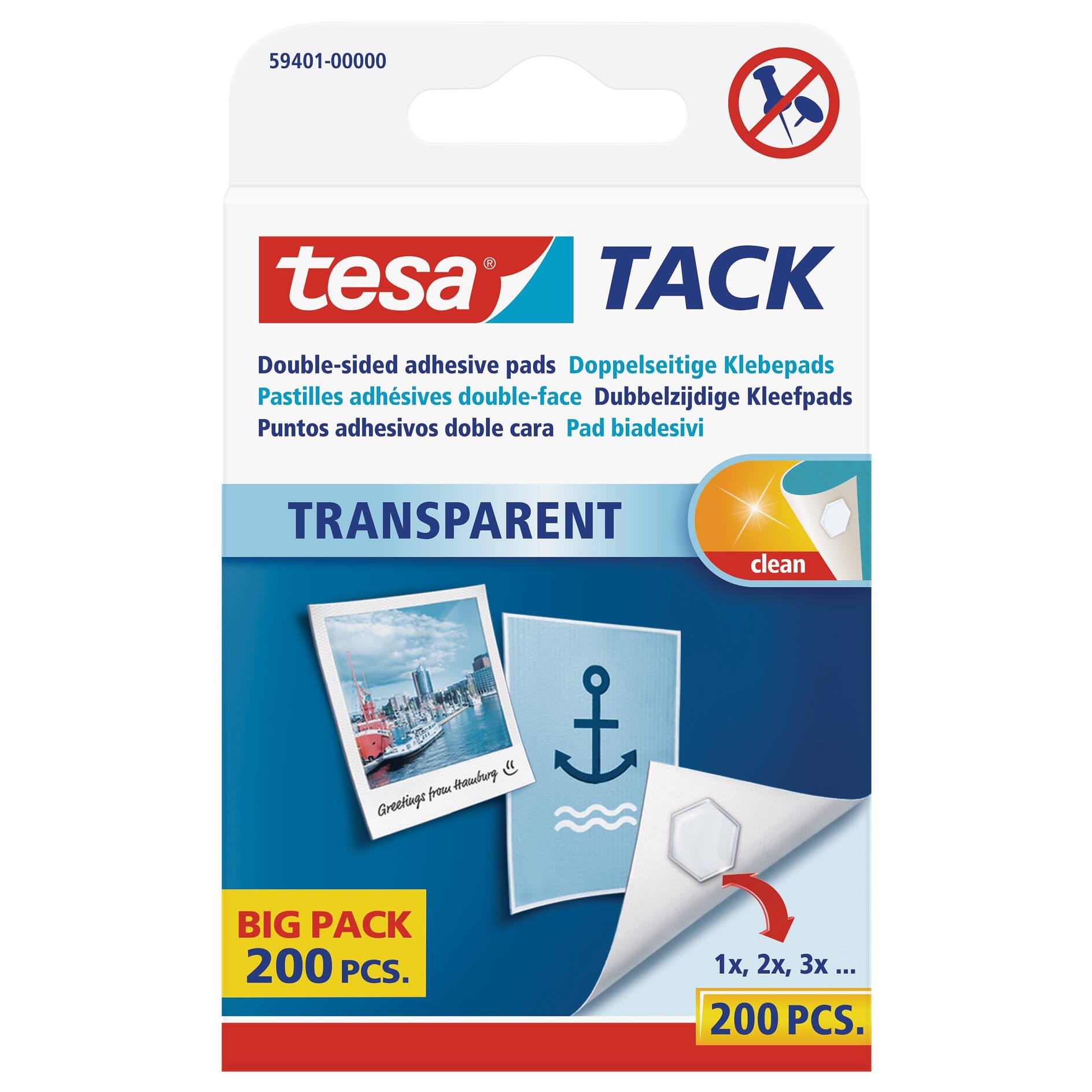 tesa Kit de pâte à modeler Tack Paquet de 3