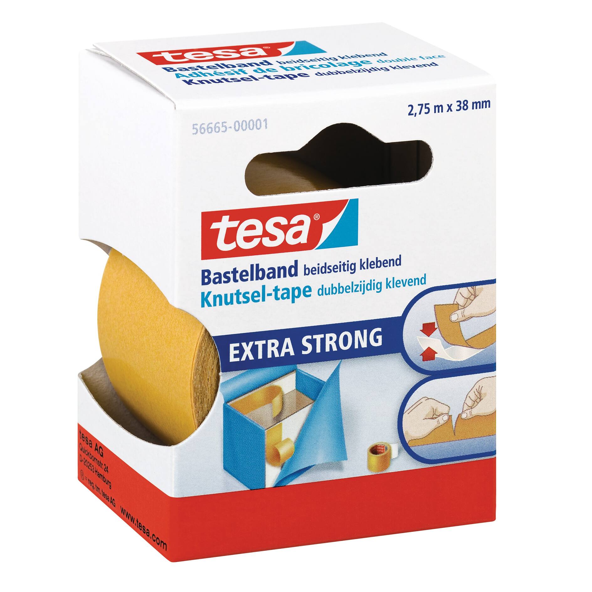 Tesa 51966 Transparent Double-Sided Banner Hem Tape - Industrial Tape  Online Store