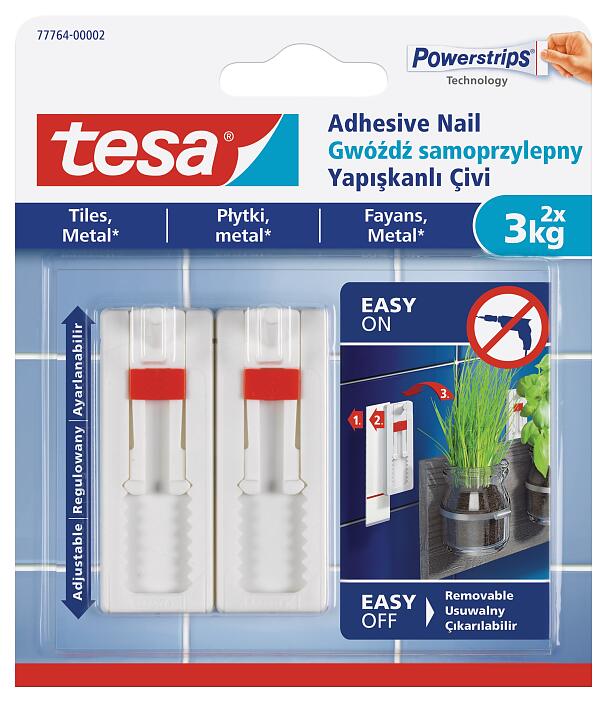 tesa® Adhesive Strips for Tiles & Metal 3kg - tesa