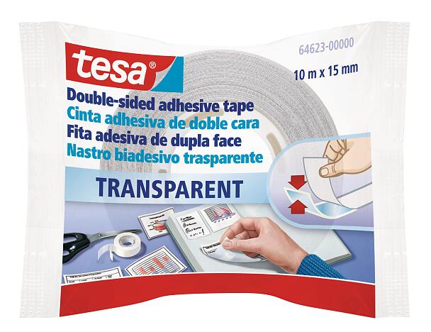 Tesa Tesafix® Clear 61010 Double Sided Tape (55 yds per roll
