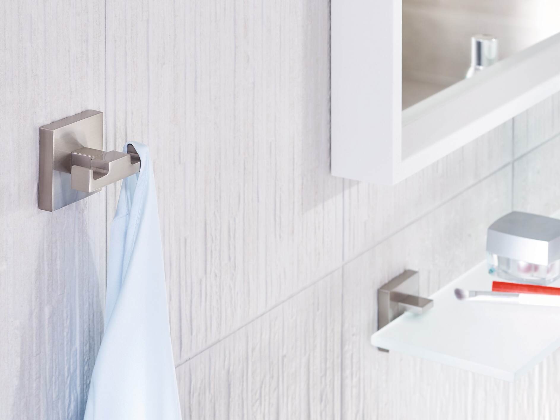 Adhesive Solutions for Bathroom Accessories - tesa