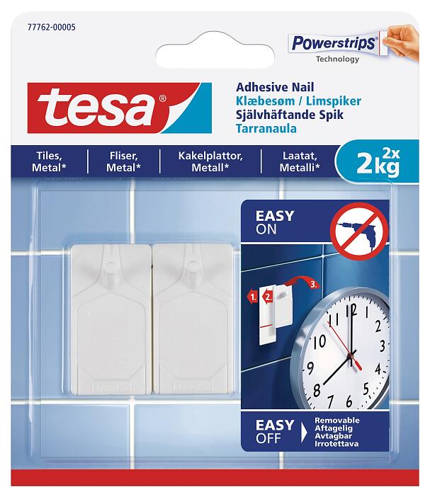 Using tesa® Mounting Glue for Tiles & Metal 14kg/cm² - tesa