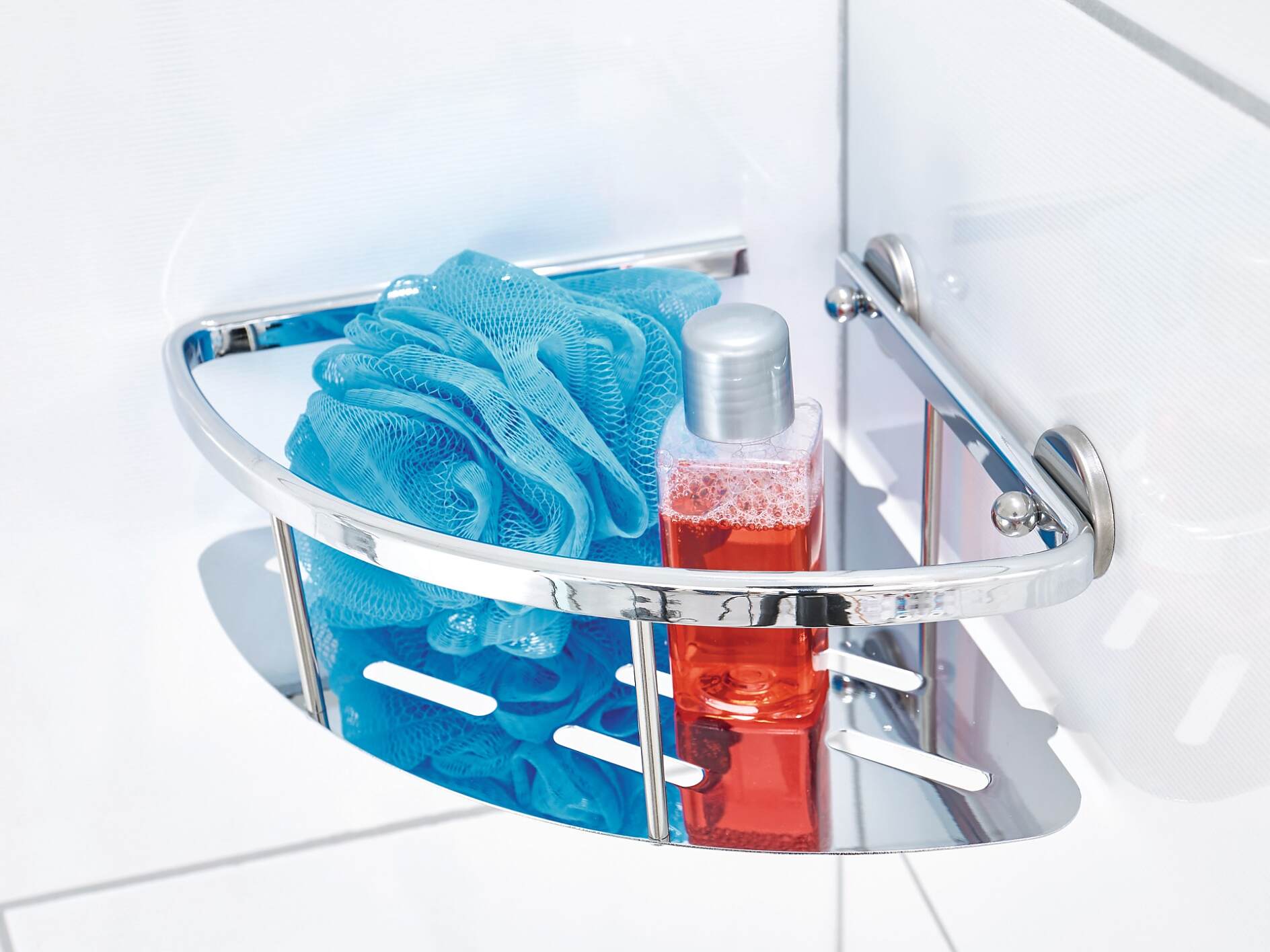 Corner Adhesive Shower Caddy for Bathroom - China Adhesive Shower Shelf,  Self Adhesive Shower Shelf