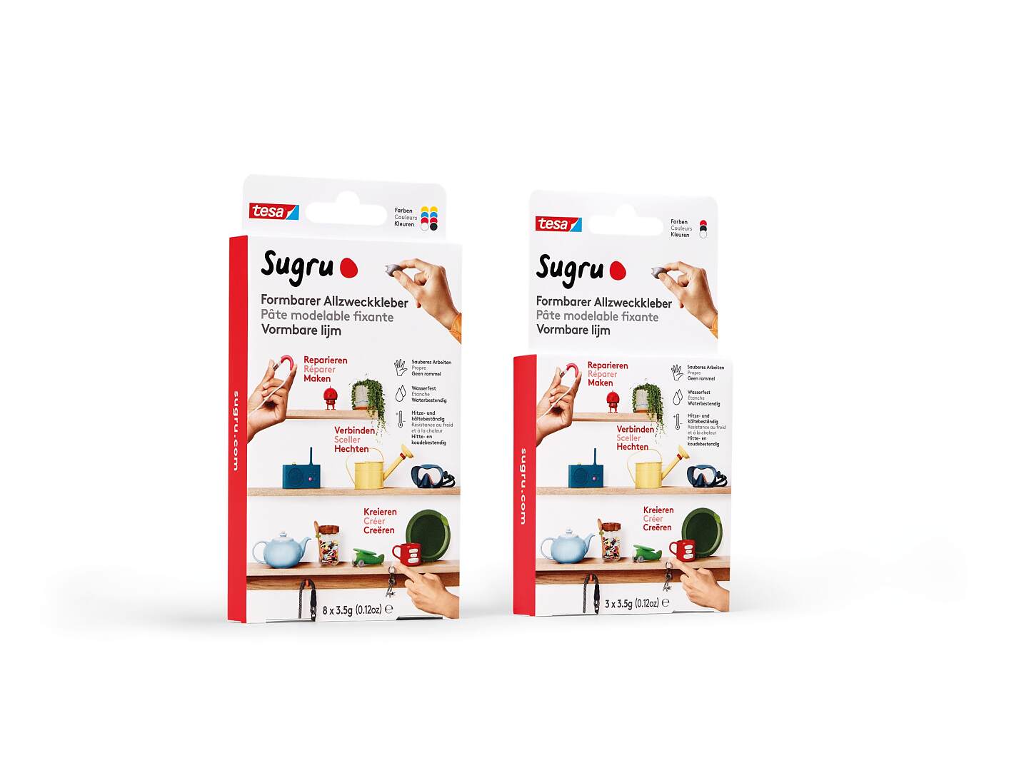 Sugru by Tesa - All Purpose Super Glue, Moldable Craft Glue for Indoor &  Outdoor - Adhesive Glue for Creative Fixing, Repairing, Bonding &  Personalizing - 3 Pack - Black (3.5g/ea) : Arts, Crafts & Sewing 
