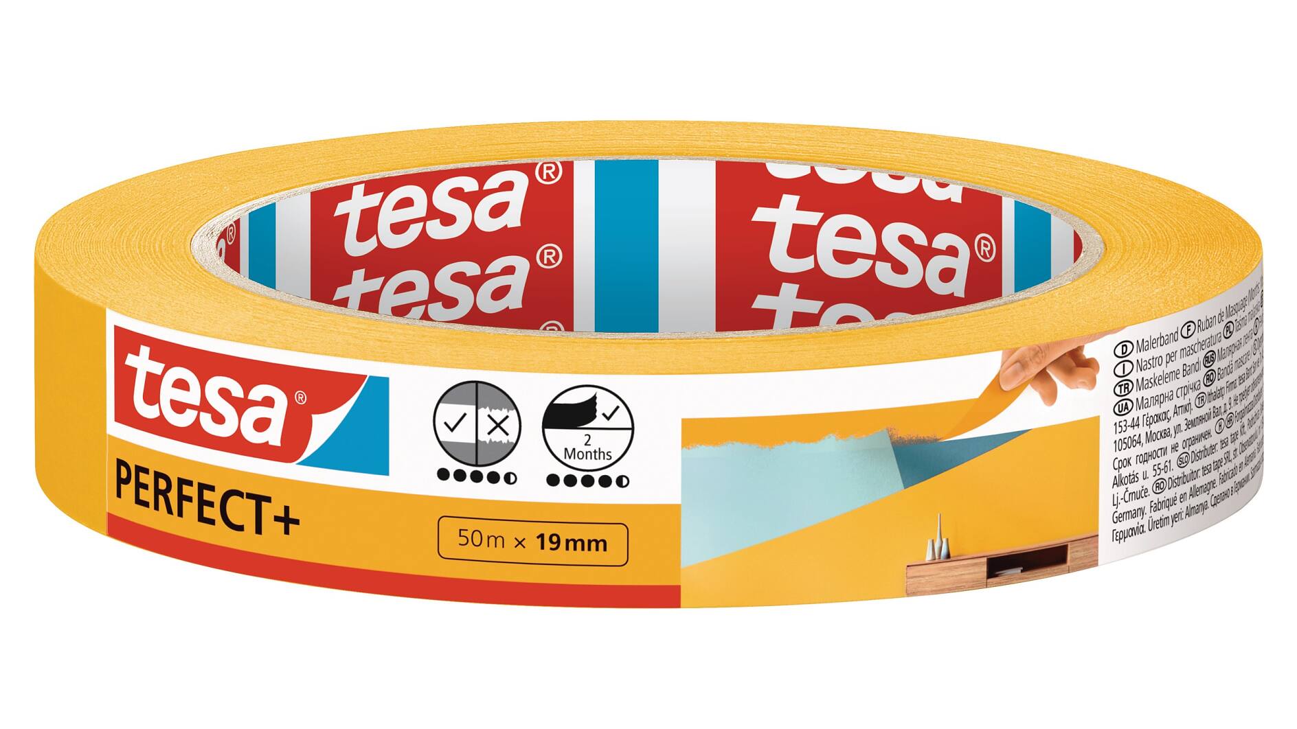 Tesa Masking Tape Precision Indoor/Sensitive Ruban adhésif de