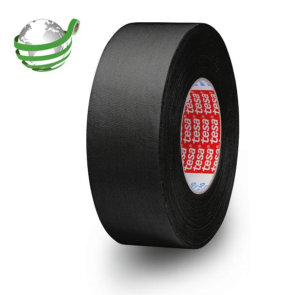 Tesa On and Off Bande Velcro pour coller et coudre Noir 1 m x 20 mm