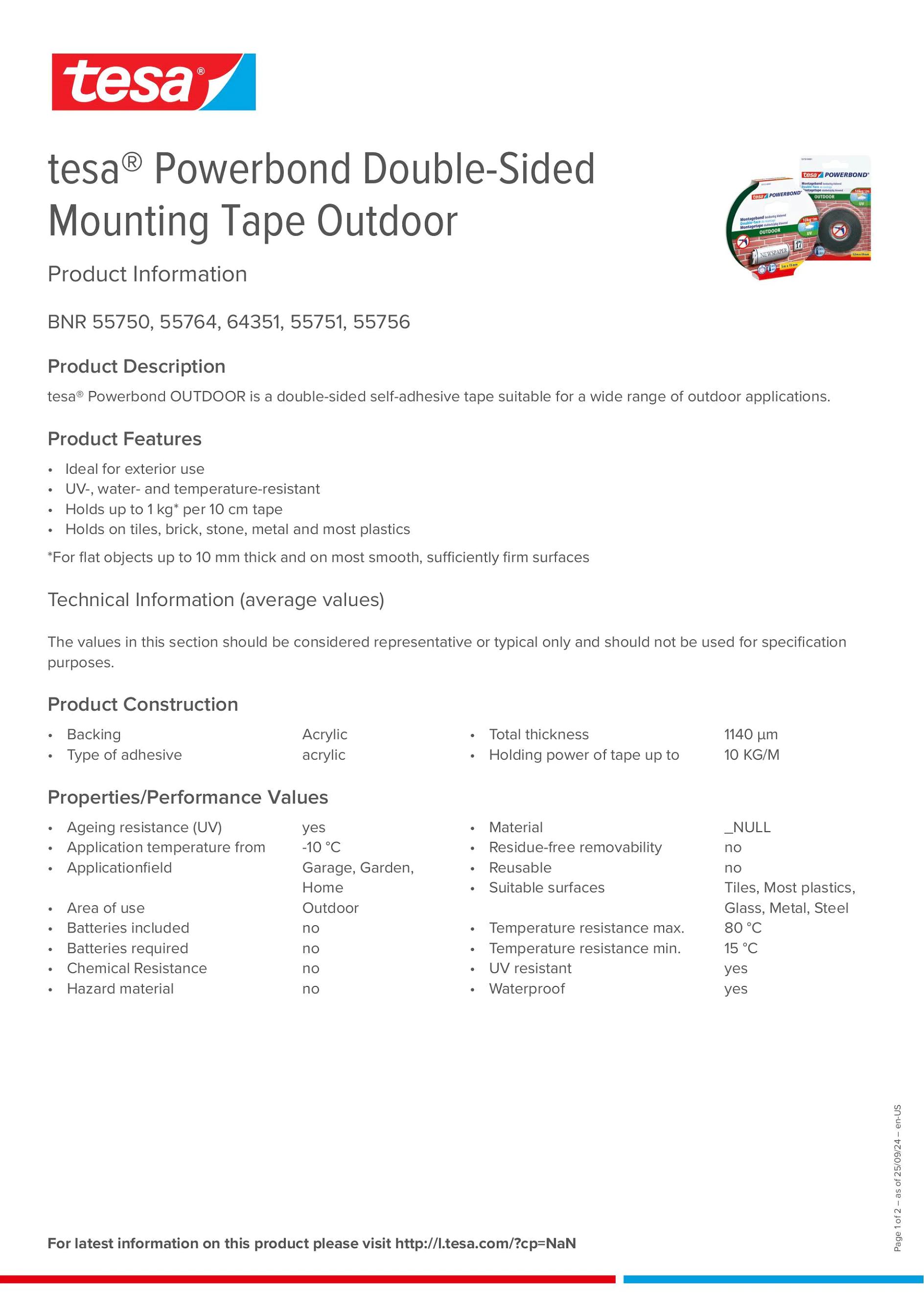 Product information_tesa® Powerbond 55751_en