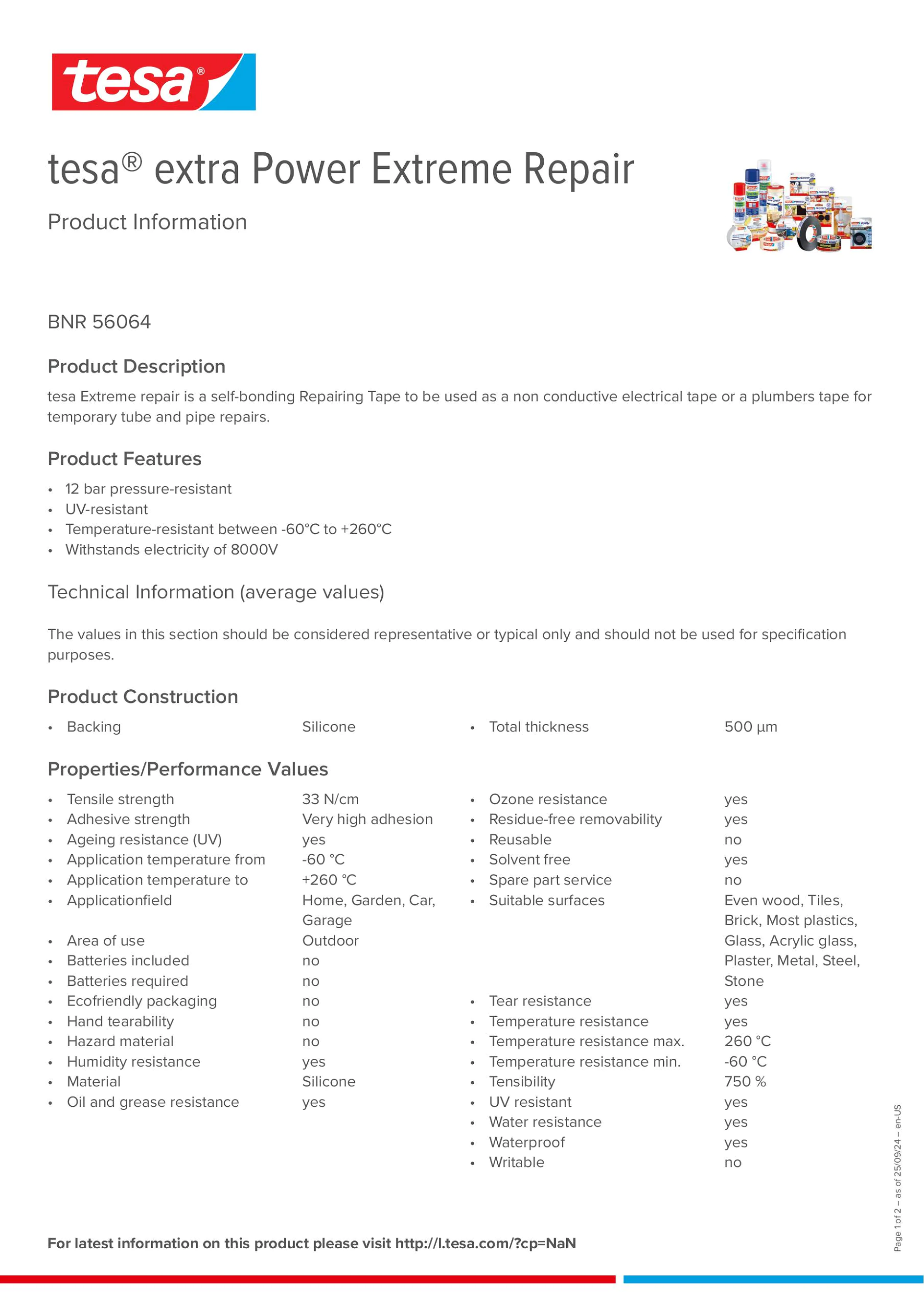 Product information_tesa® extra Power 56064_en