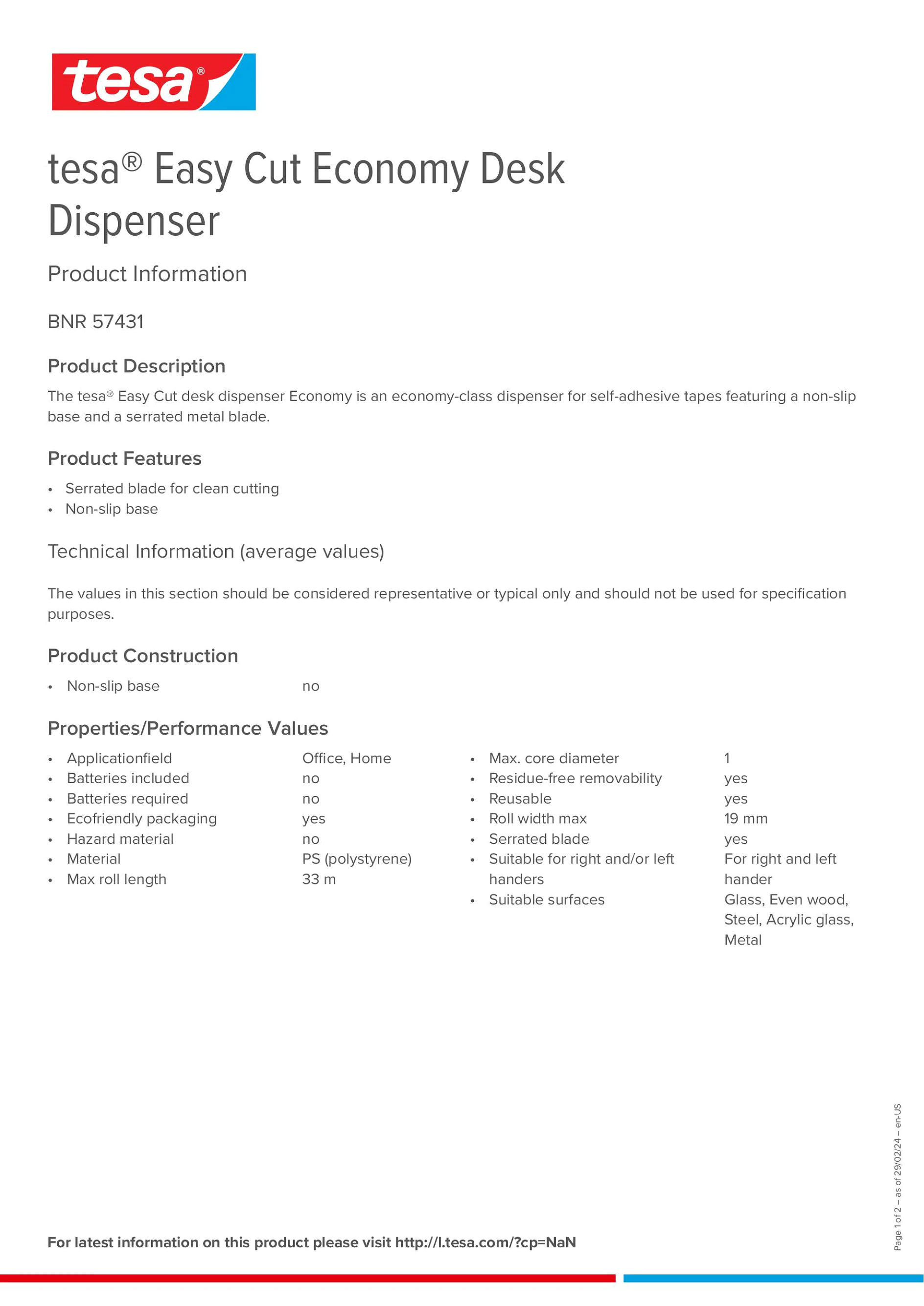 Product information_tesa® Easy Cut 57431_en
