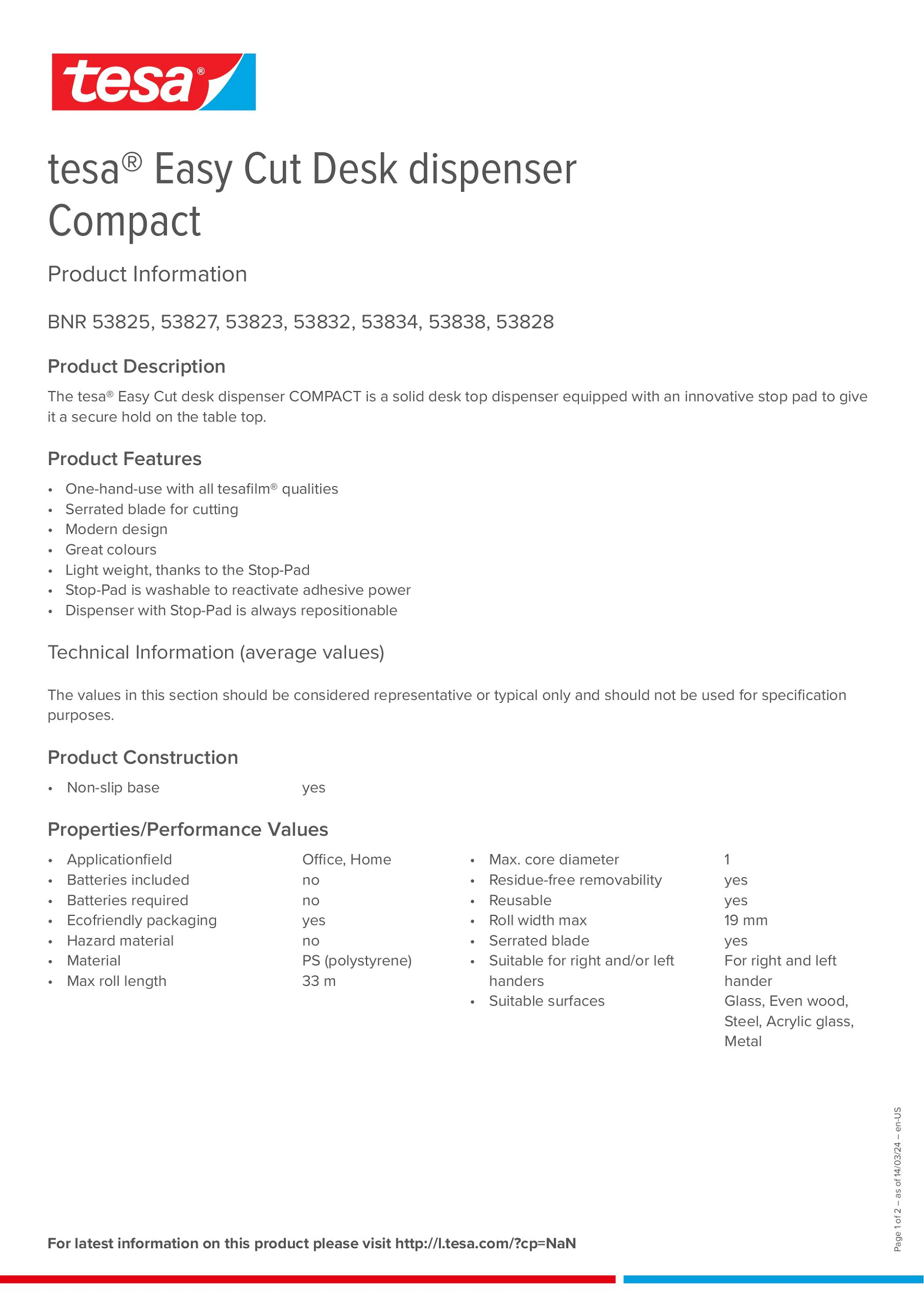 Product information_tesa® Easy Cut 53823_en