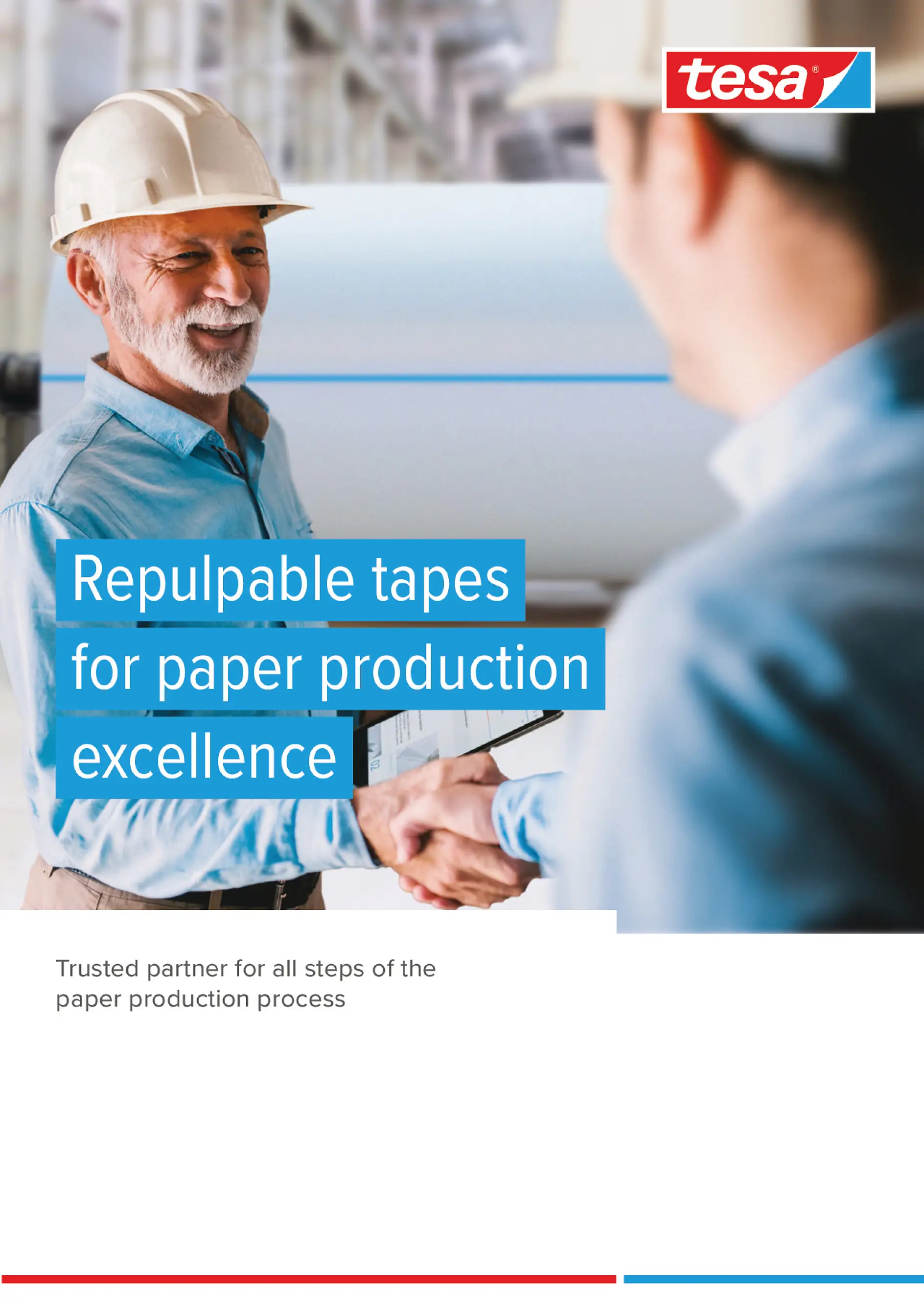 Repulpable tapes for paper production excellence