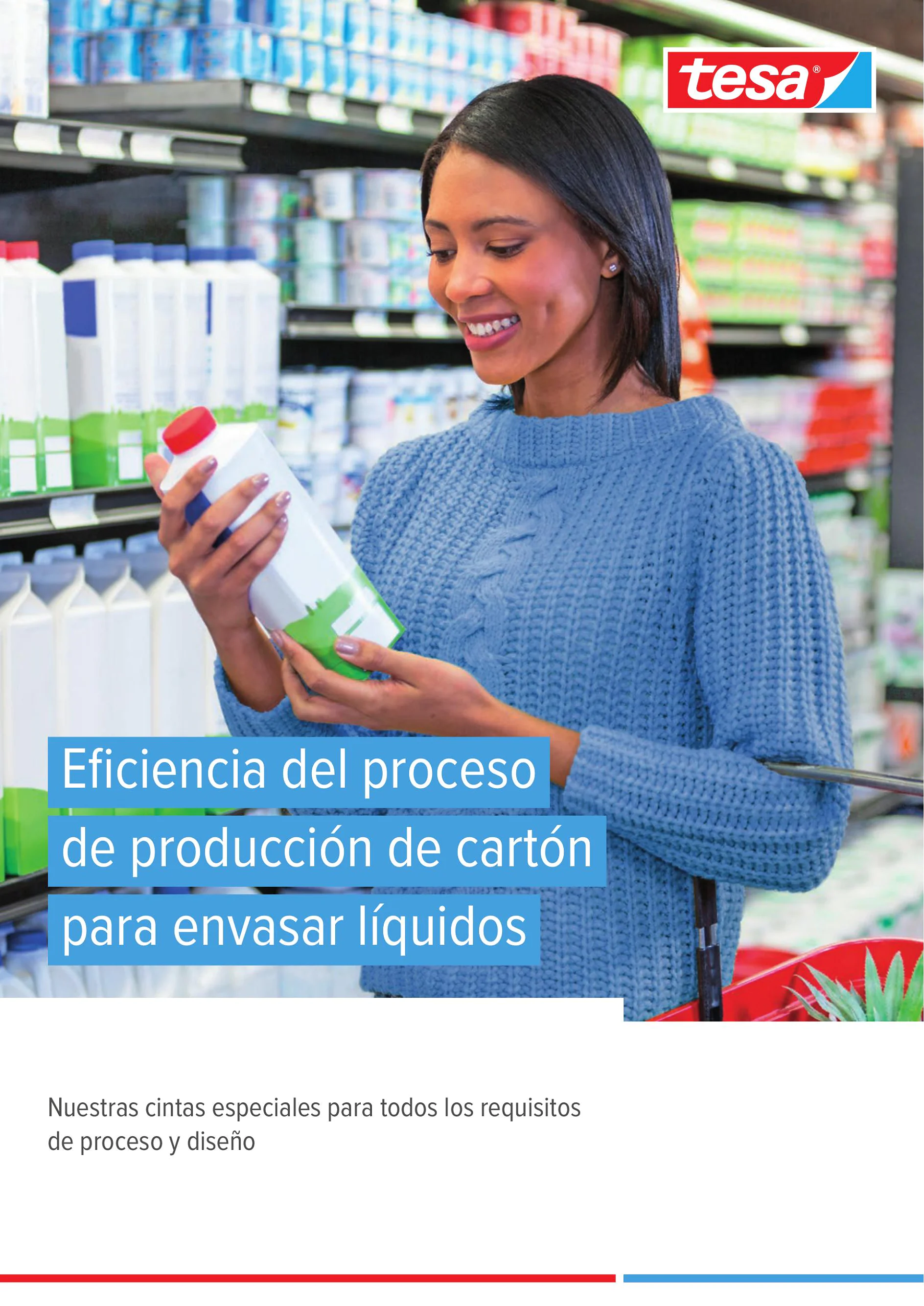 Eficacia del proceso de producción de cartón para envasar líquidos