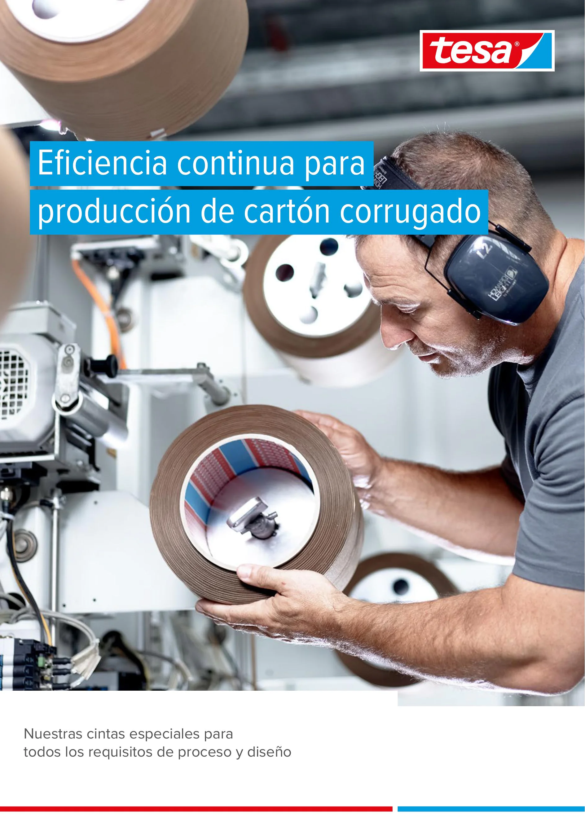 Cintas especializadas tesa® para la producción de cartón corrugado