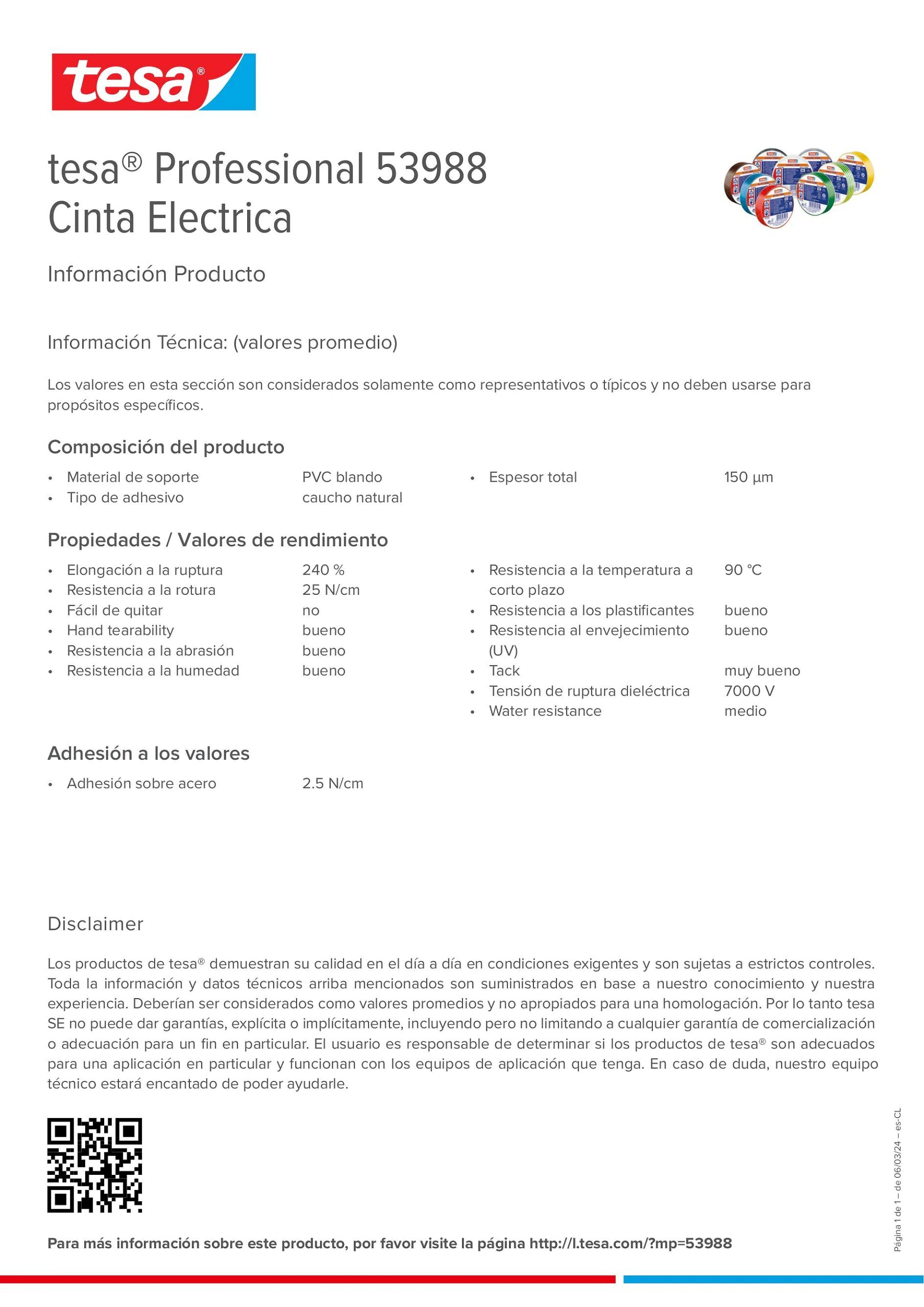 Product information_tesa® Professional 53988_es-CL