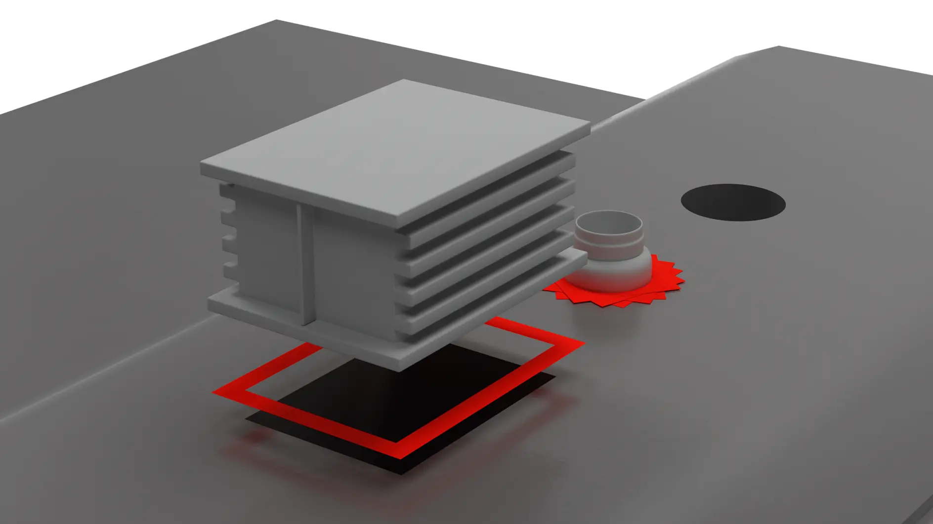 Appliances fixing of small parts illustration