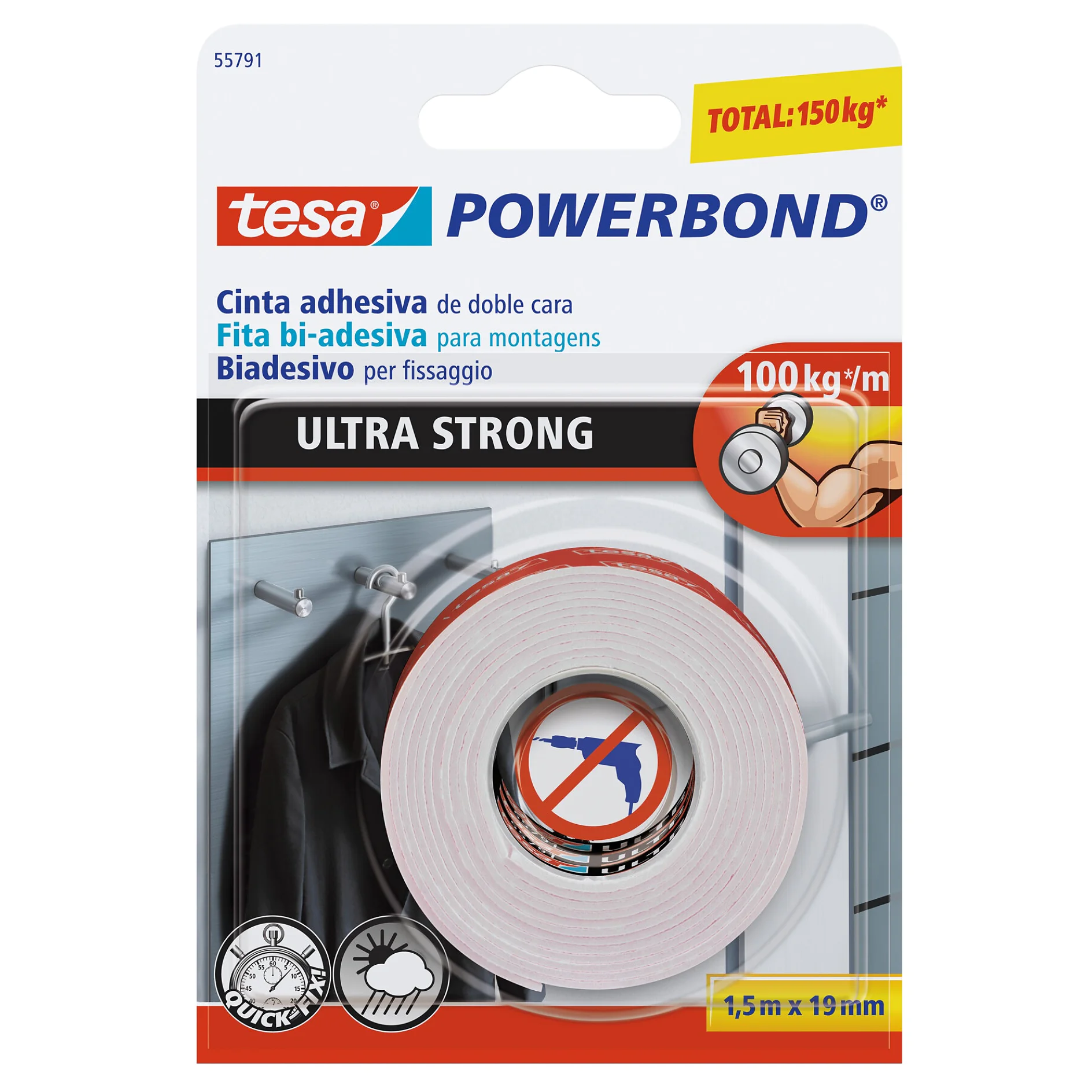 [en-en] CINTA DOBLE FAZ ULTRASTRONG 1.5MX19MM