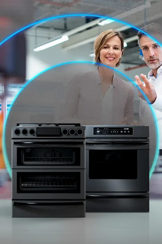 Appliances oven and cooktop banner