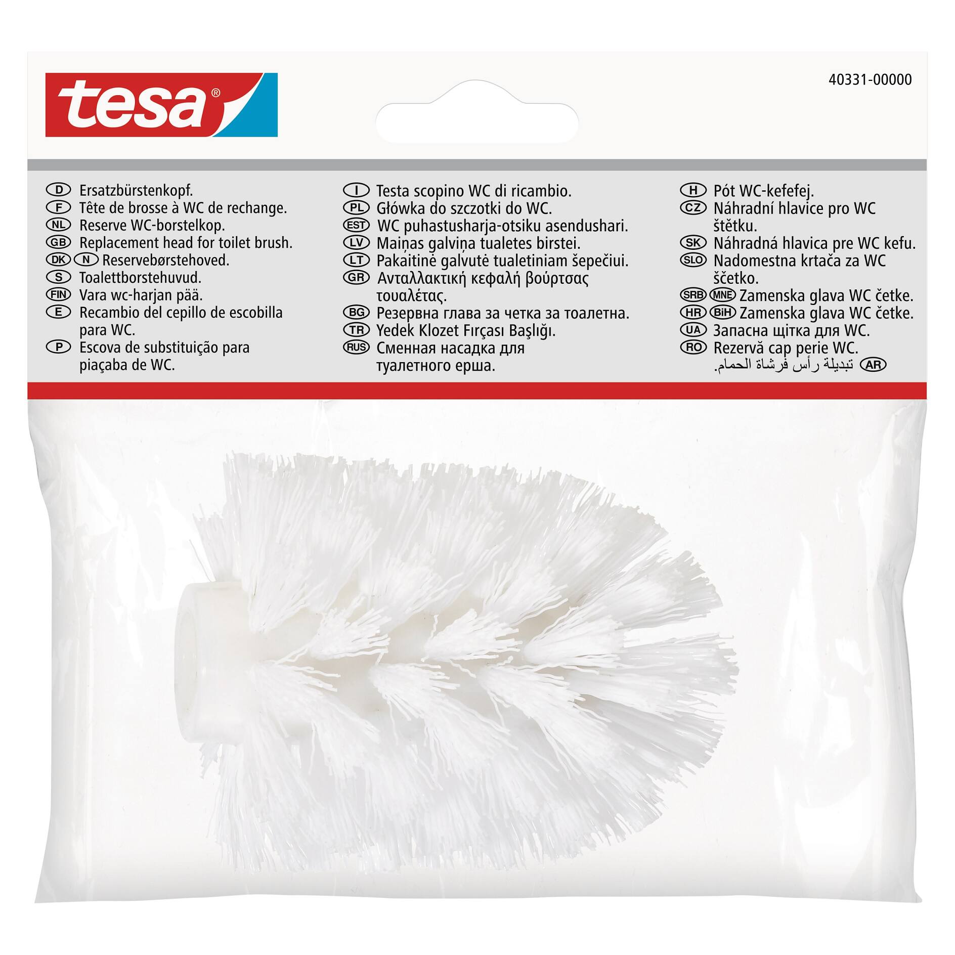 Tesa Escobilla de recambio (Blanco)