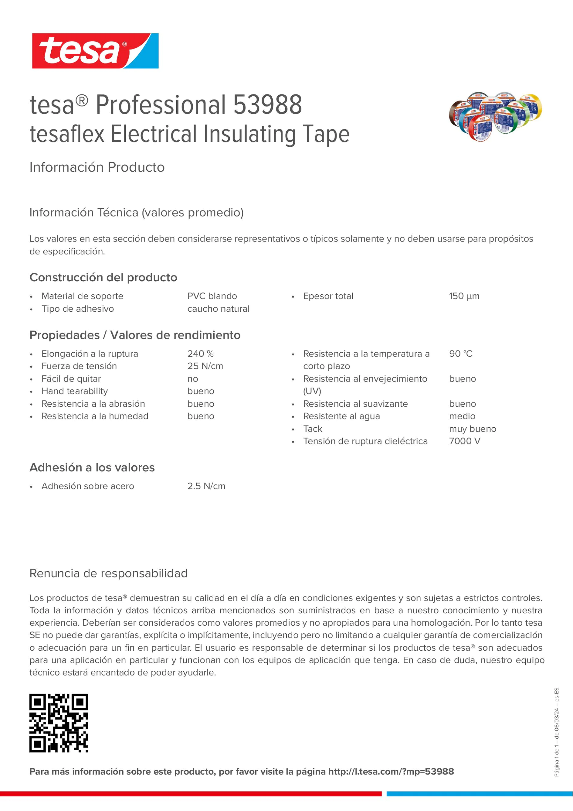 Product information_tesa® Professional 53988_es-ES