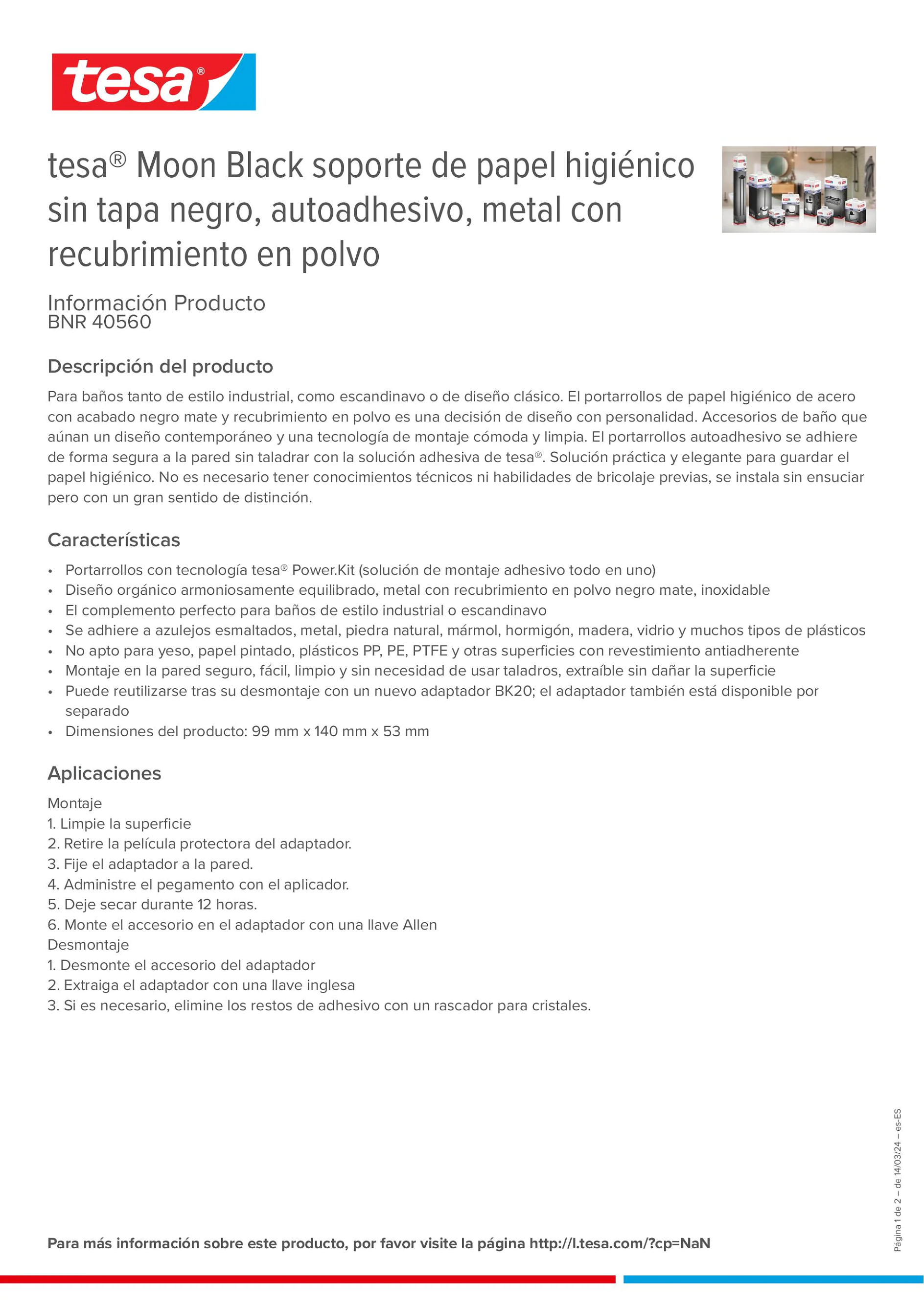 Product information_tesa® 40560_es-ES