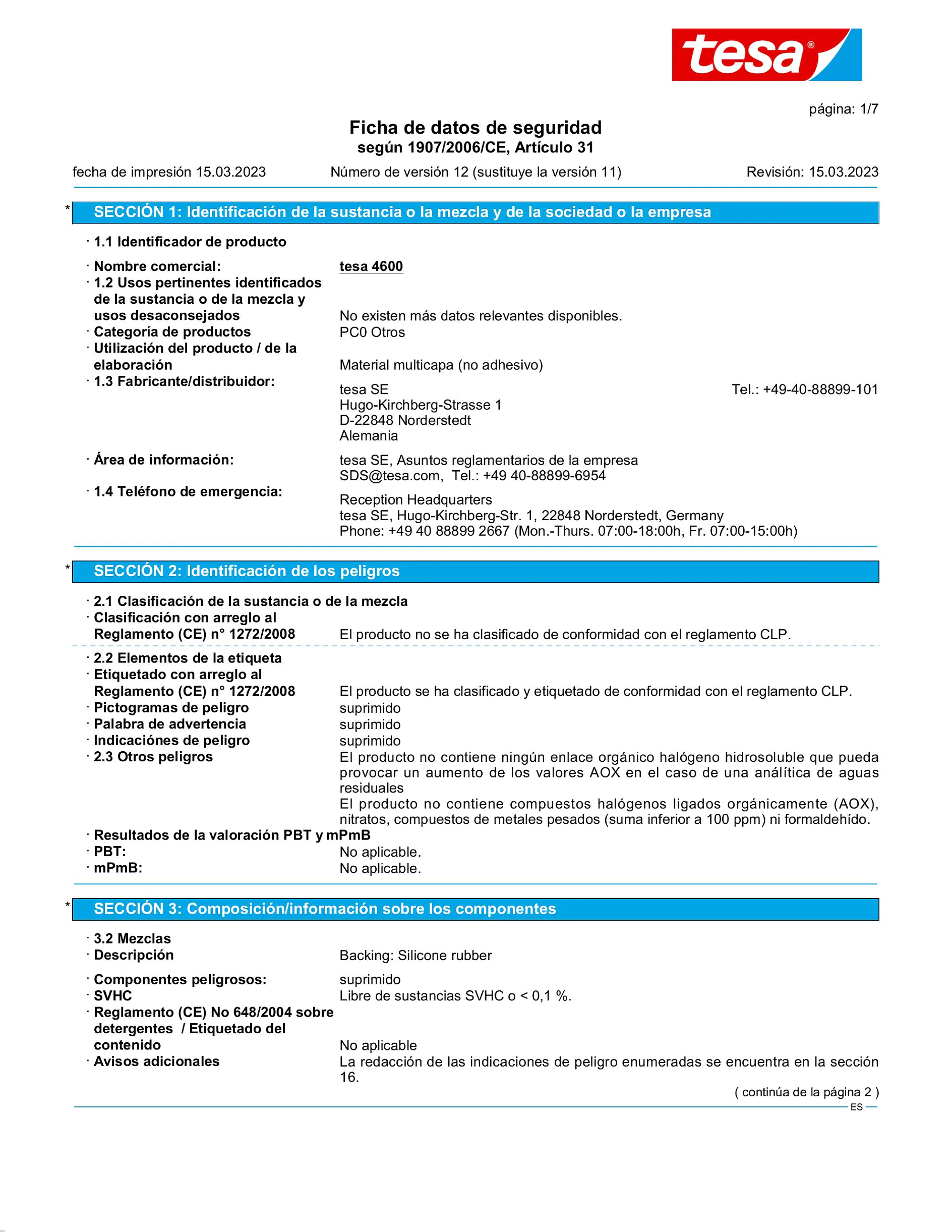 Safety data sheet_tesa® 04600_es-ES_v12