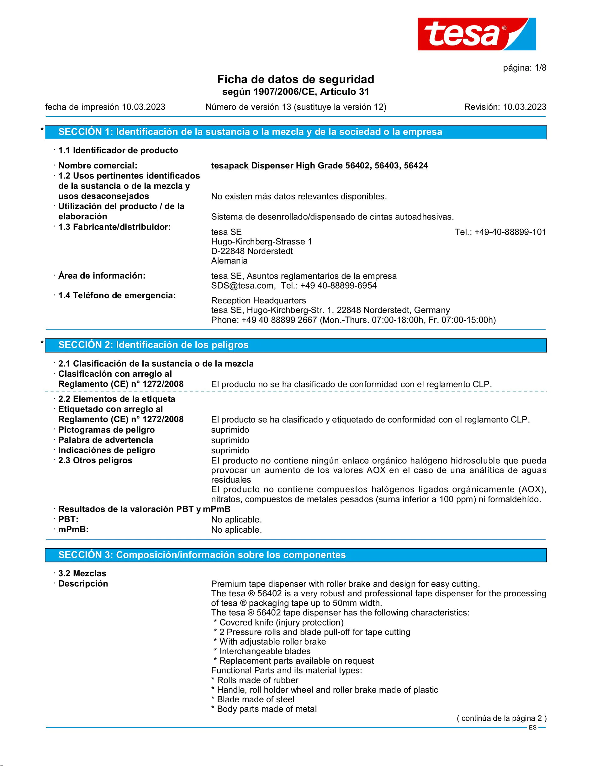 Safety data sheet_tesapack® 56403_es-ES_v13