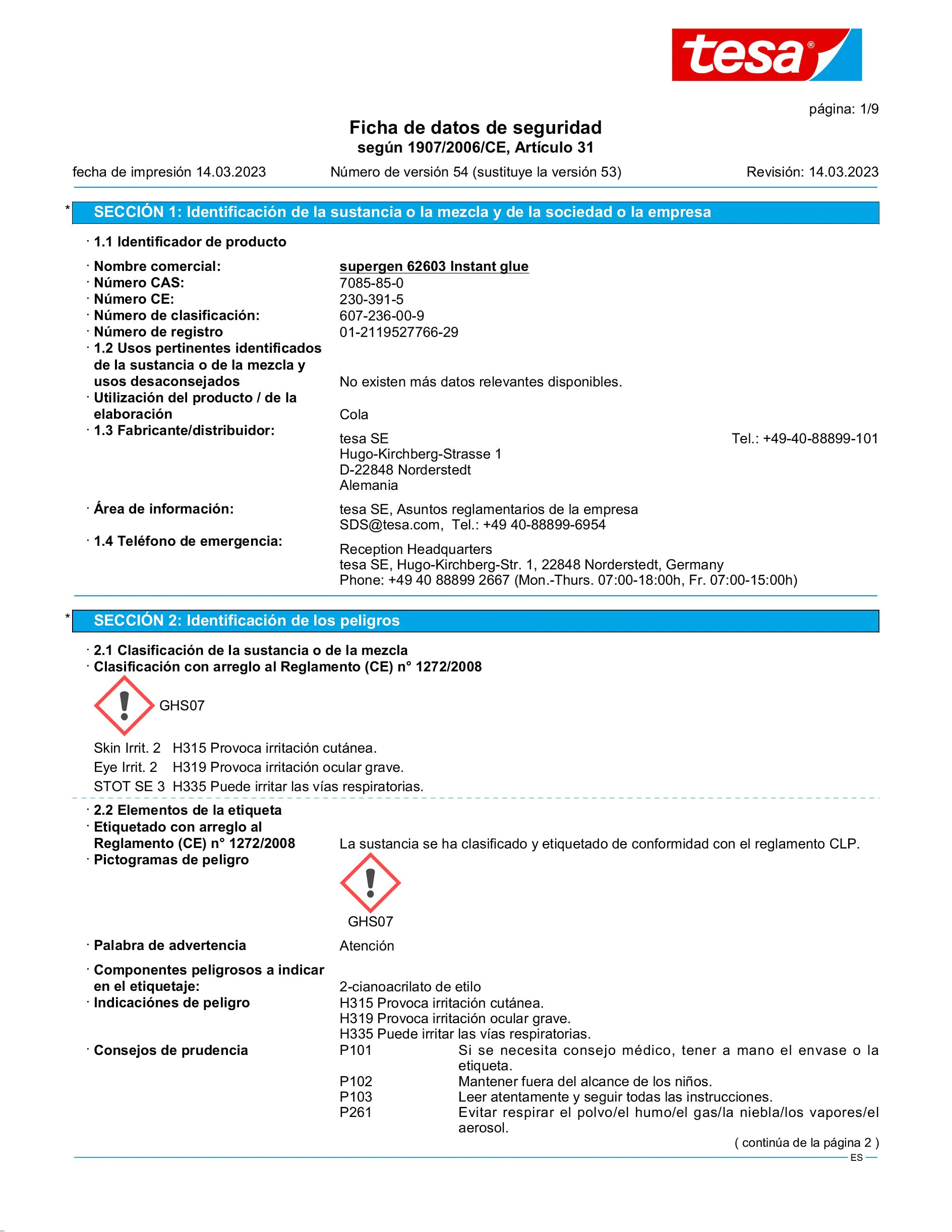 Safety data sheet_Supergen® 62603_es-ES_v54