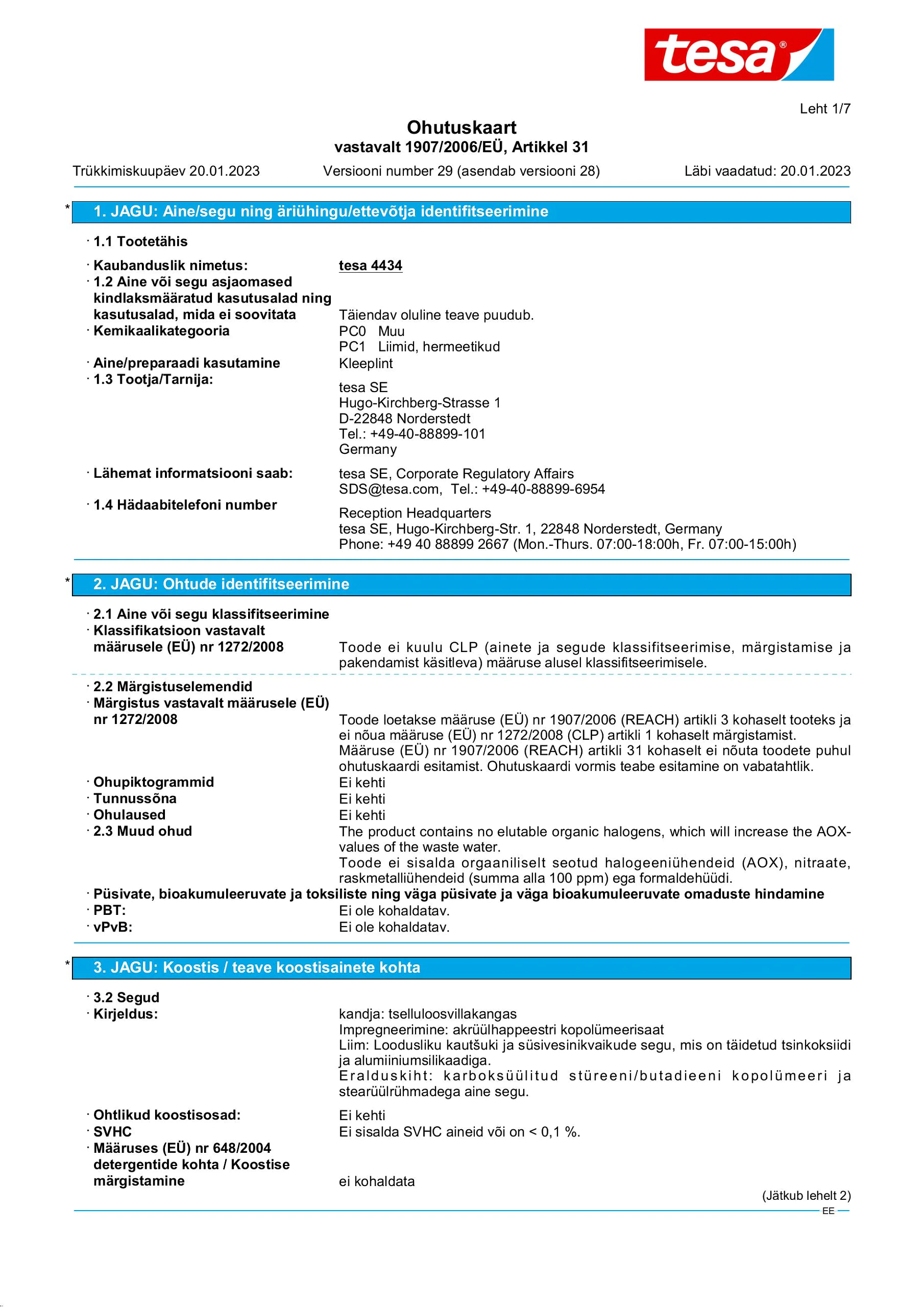 Safety data sheet_tesa® 04434_et-EE_v29