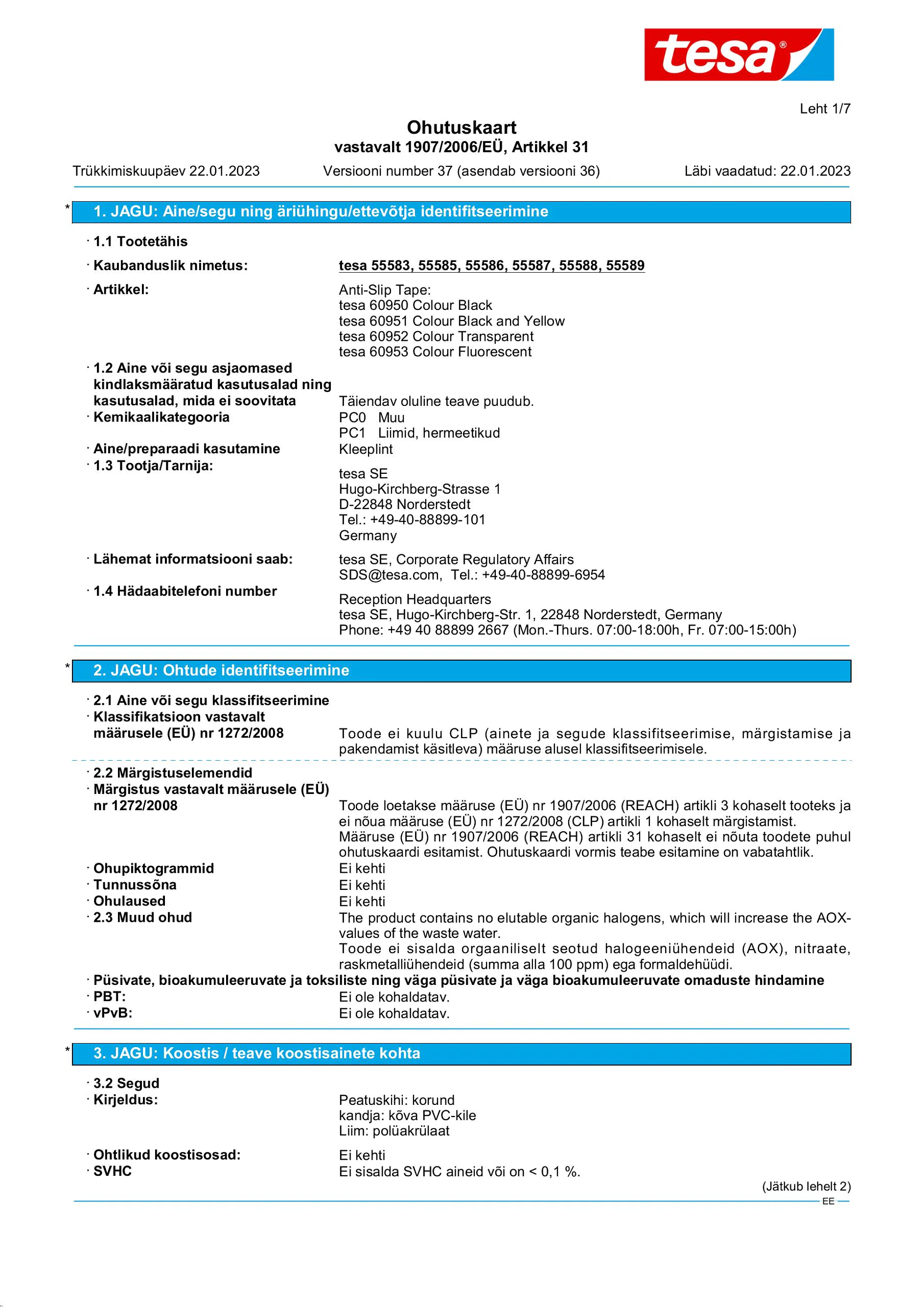 Safety data sheet_tesa® 55586_et-EE_v37