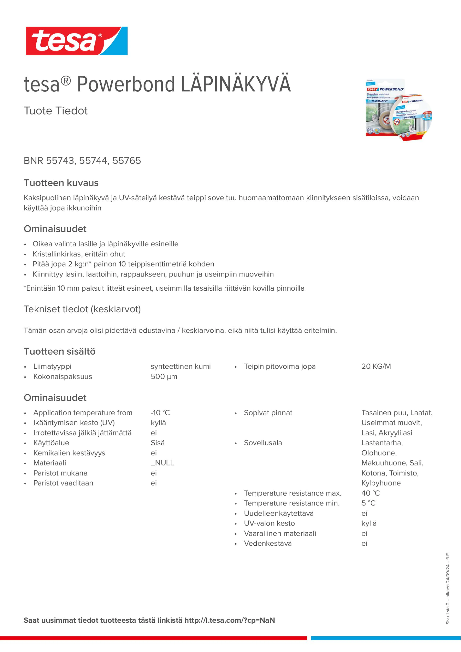 Product information_tesa® Powerbond 55744_fi-FI