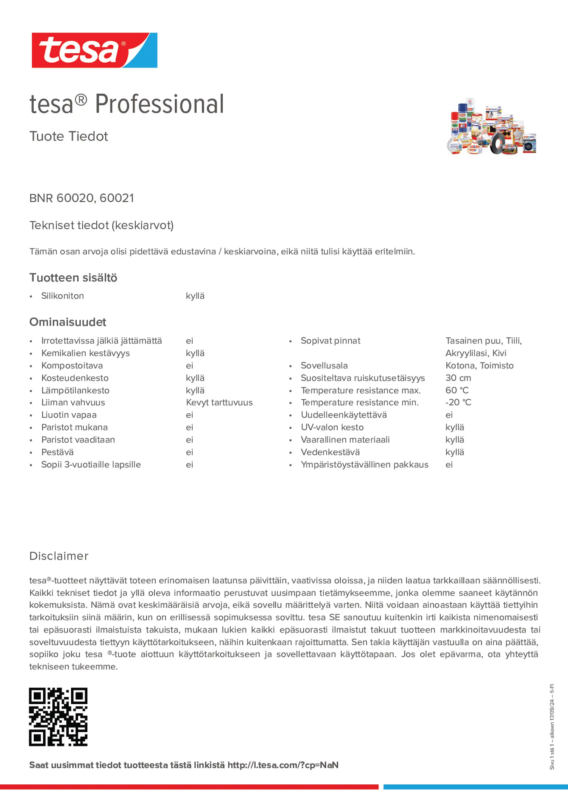 Product information_tesa® Professional 60021_fi-FI