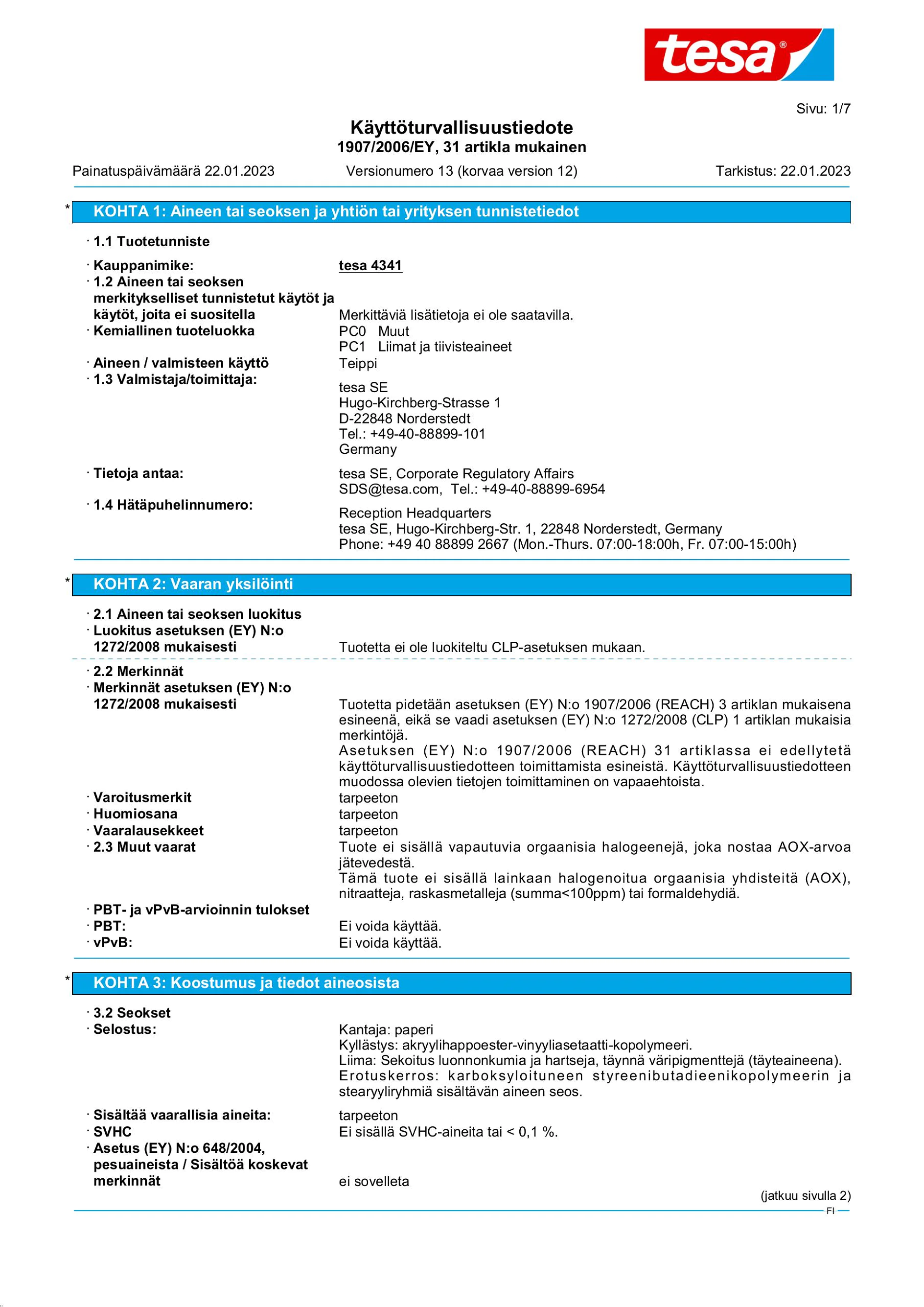 Safety data sheet_tesa® 4341_fi-FI_v13