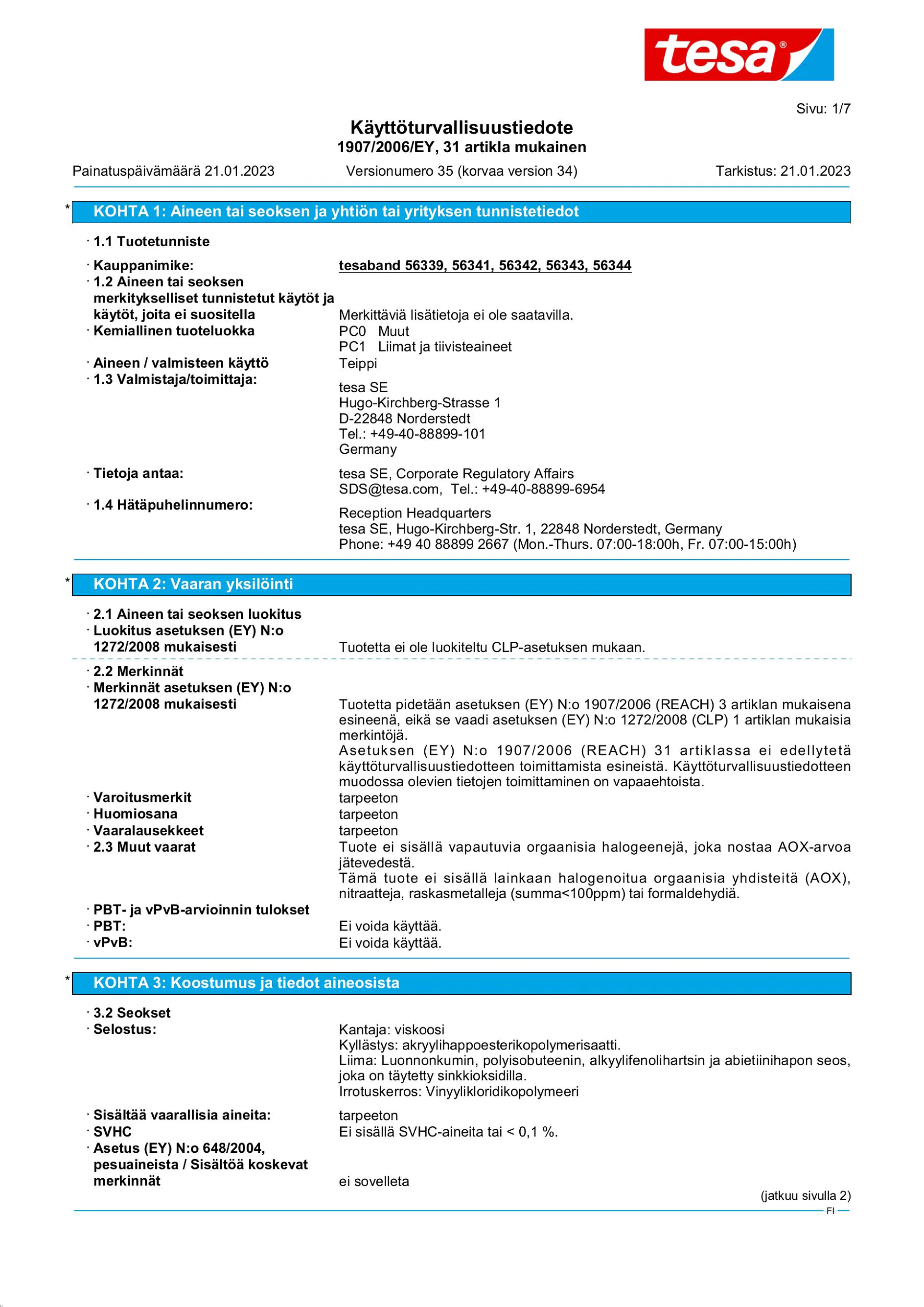 Safety data sheet_tesa® extra Power 56339_fi-FI_v35