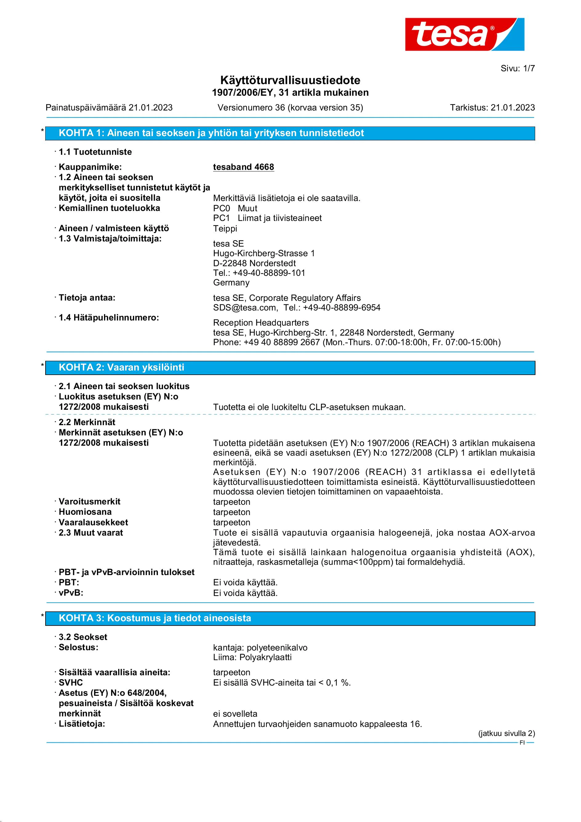 Safety data sheet_tesa® Professional 04668_fi-FI_v36