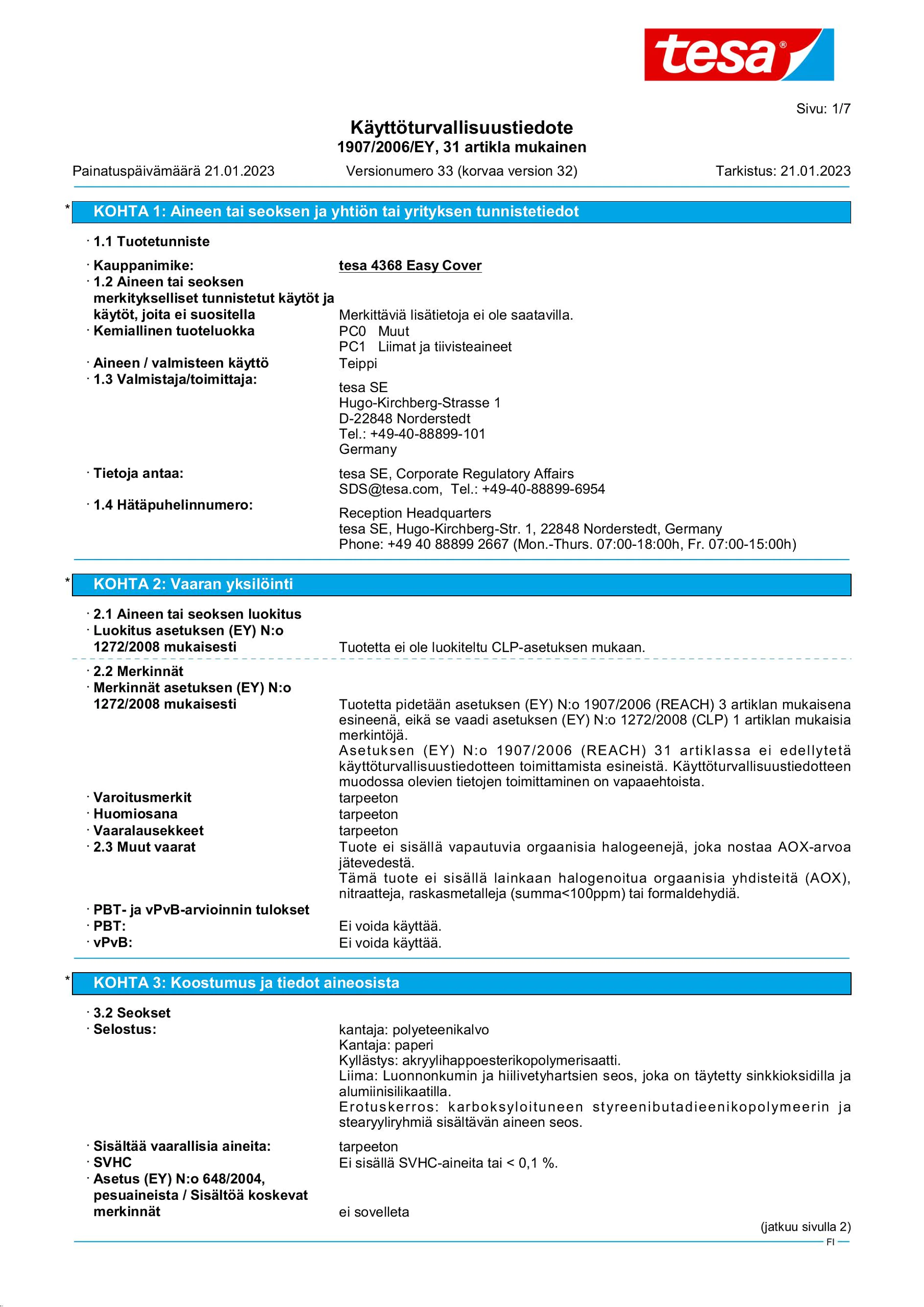 Safety data sheet_tesa® Professional 04368_fi-FI_v33