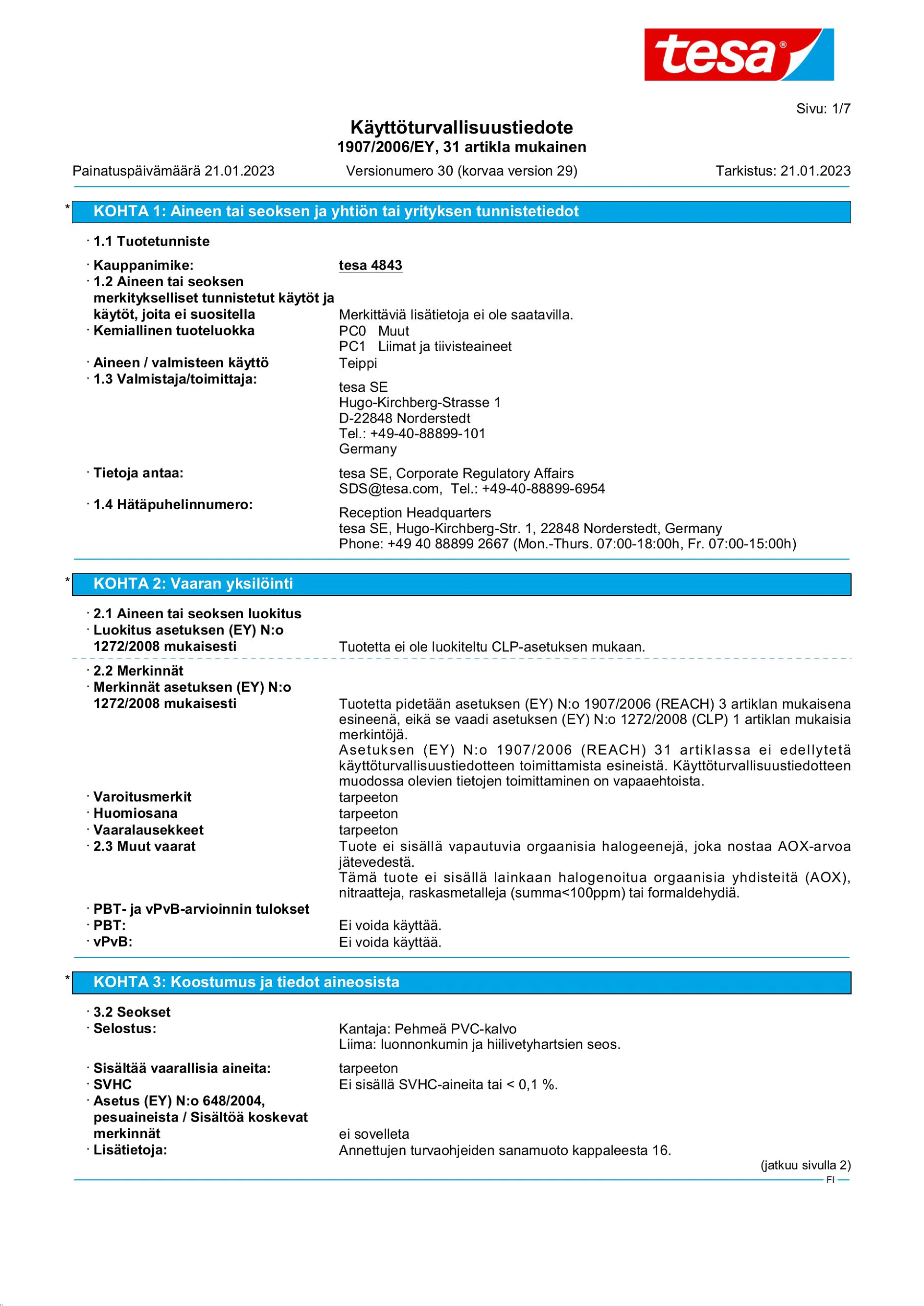 Safety data sheet_tesa® 4843_fi-FI_v30