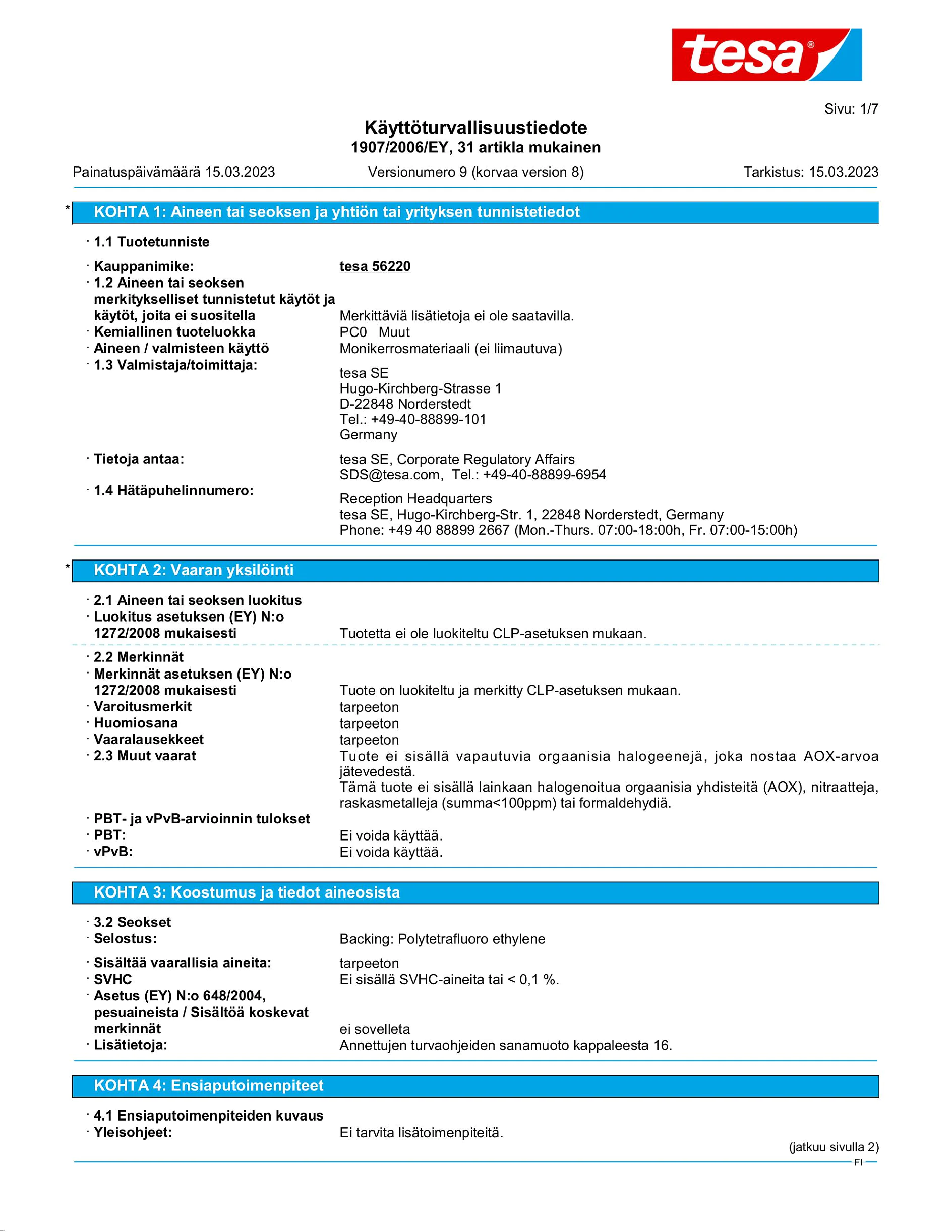 Safety data sheet_tesa® 56220_fi-FI_v9