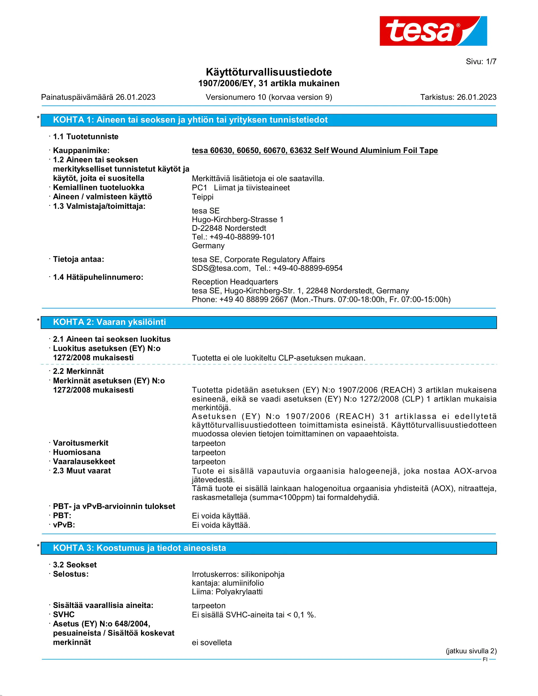 Safety data sheet_tesa® 60650_fi-FI_v10