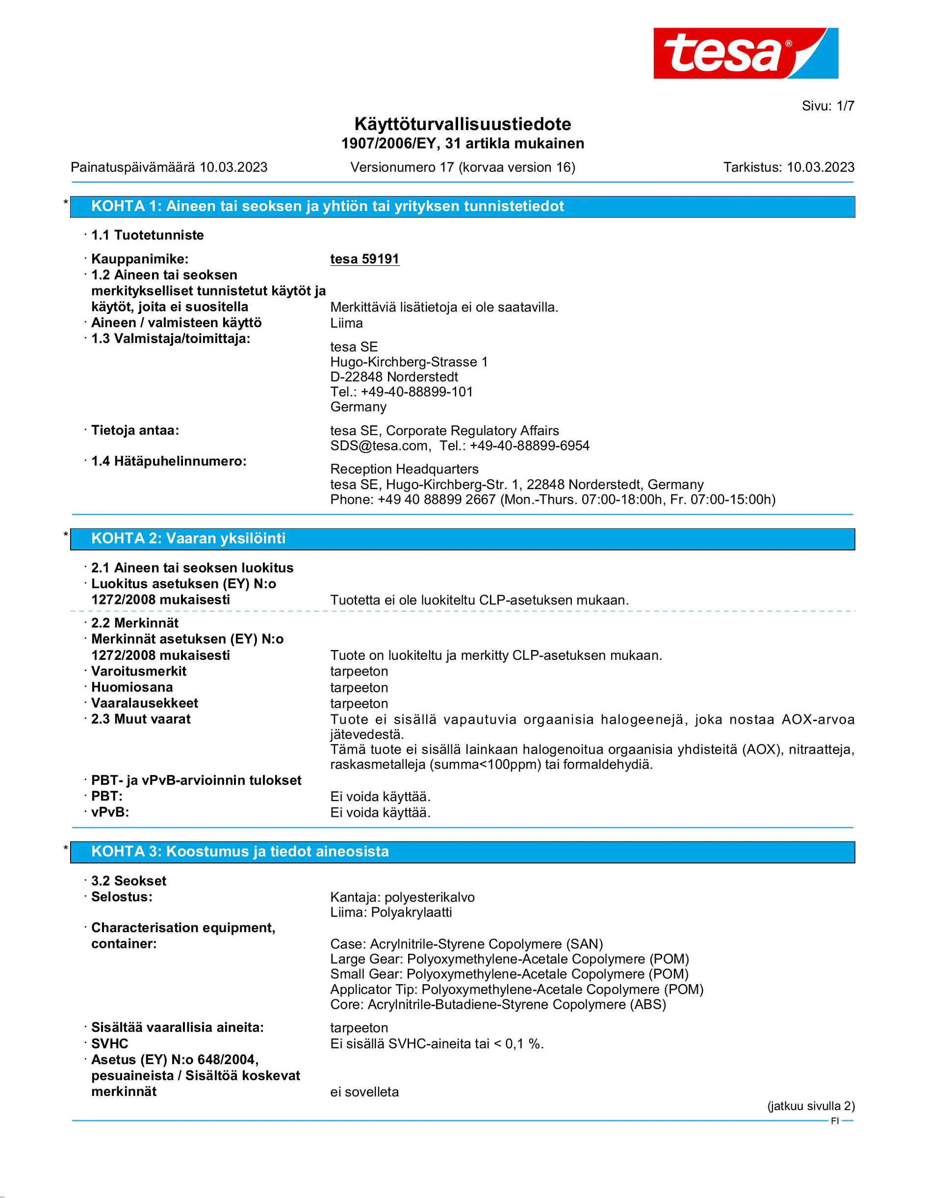 Safety data sheet_tesa® 59191_fi-FI_v17