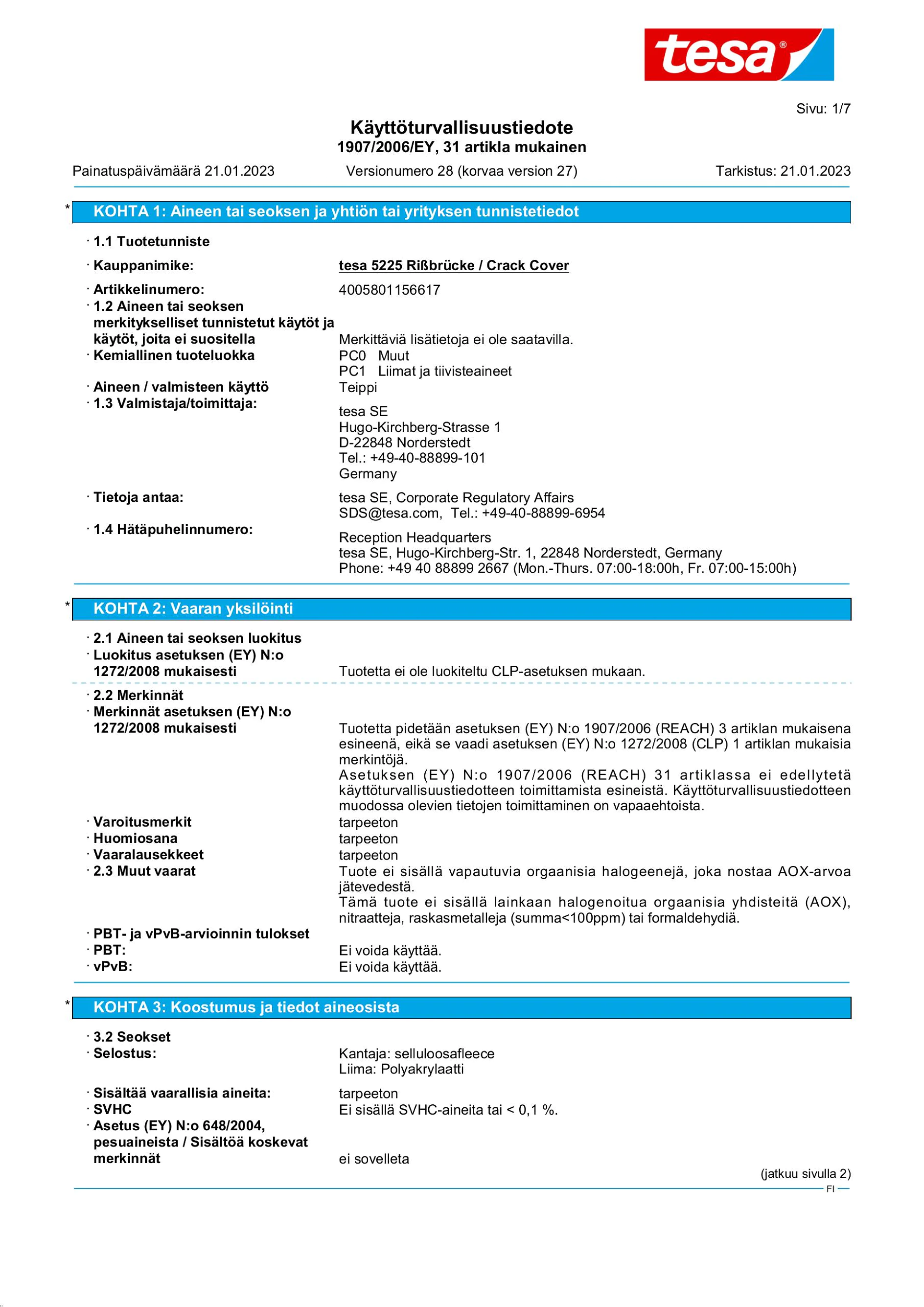 Safety data sheet_tesa® 05225_fi-FI_v28